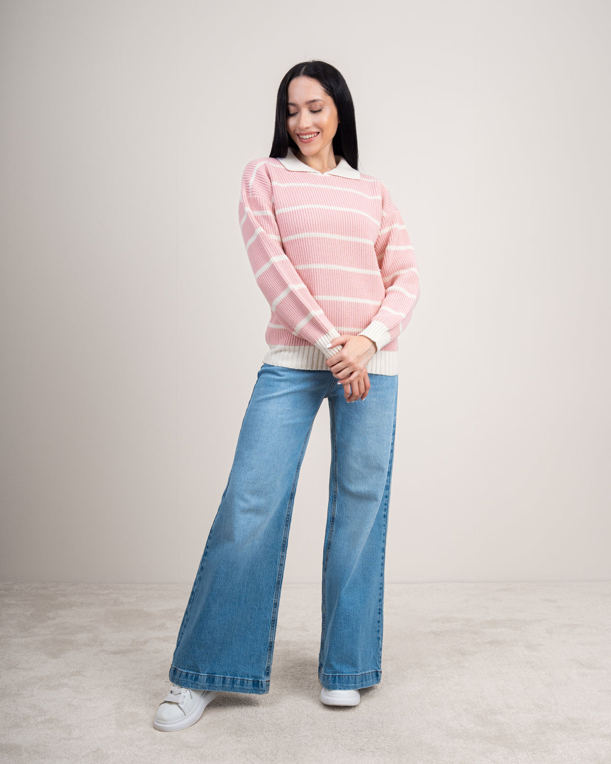 Essential Ribbed Knitwear Top
