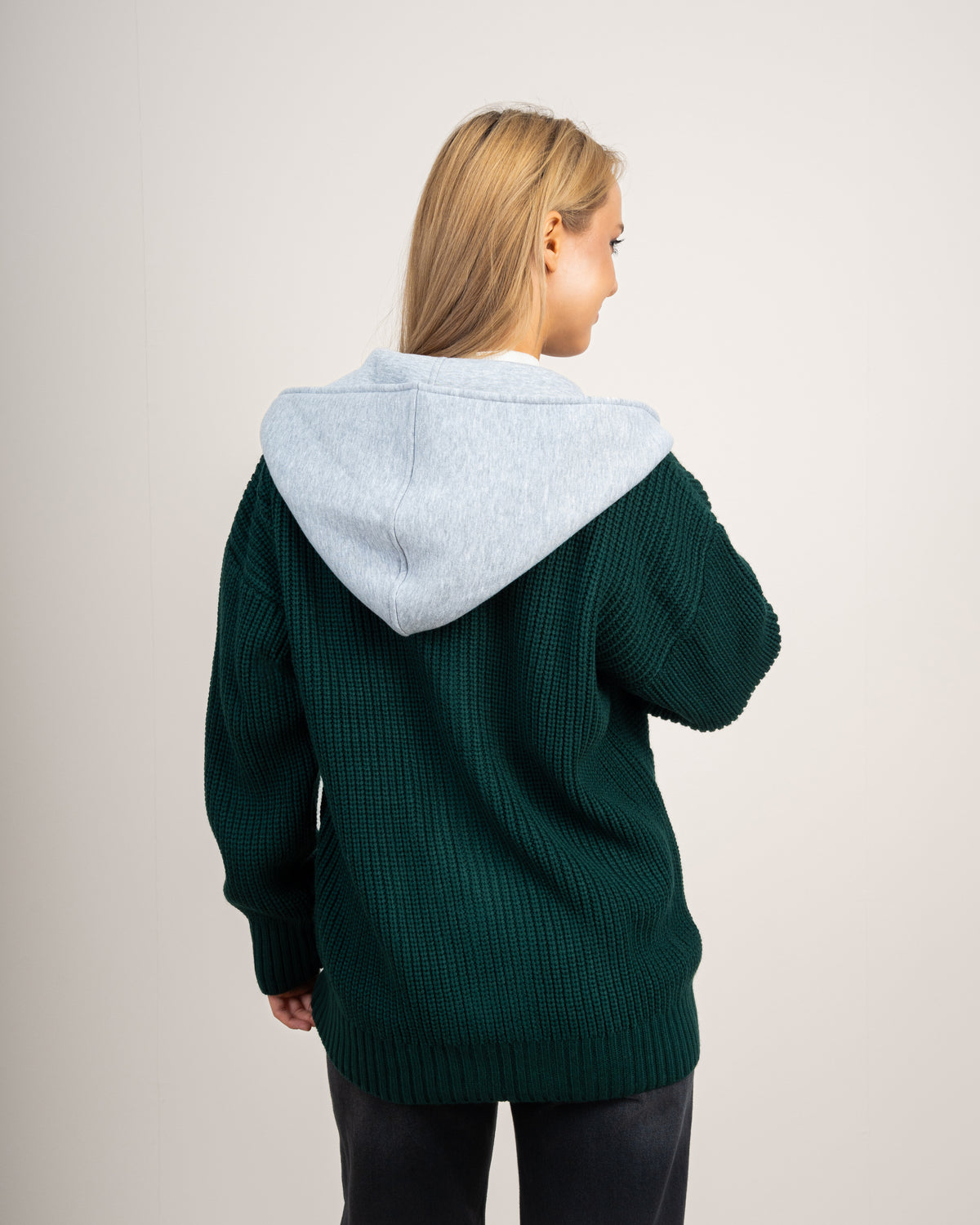 Knitwear Cardigan With Wooden Buttons