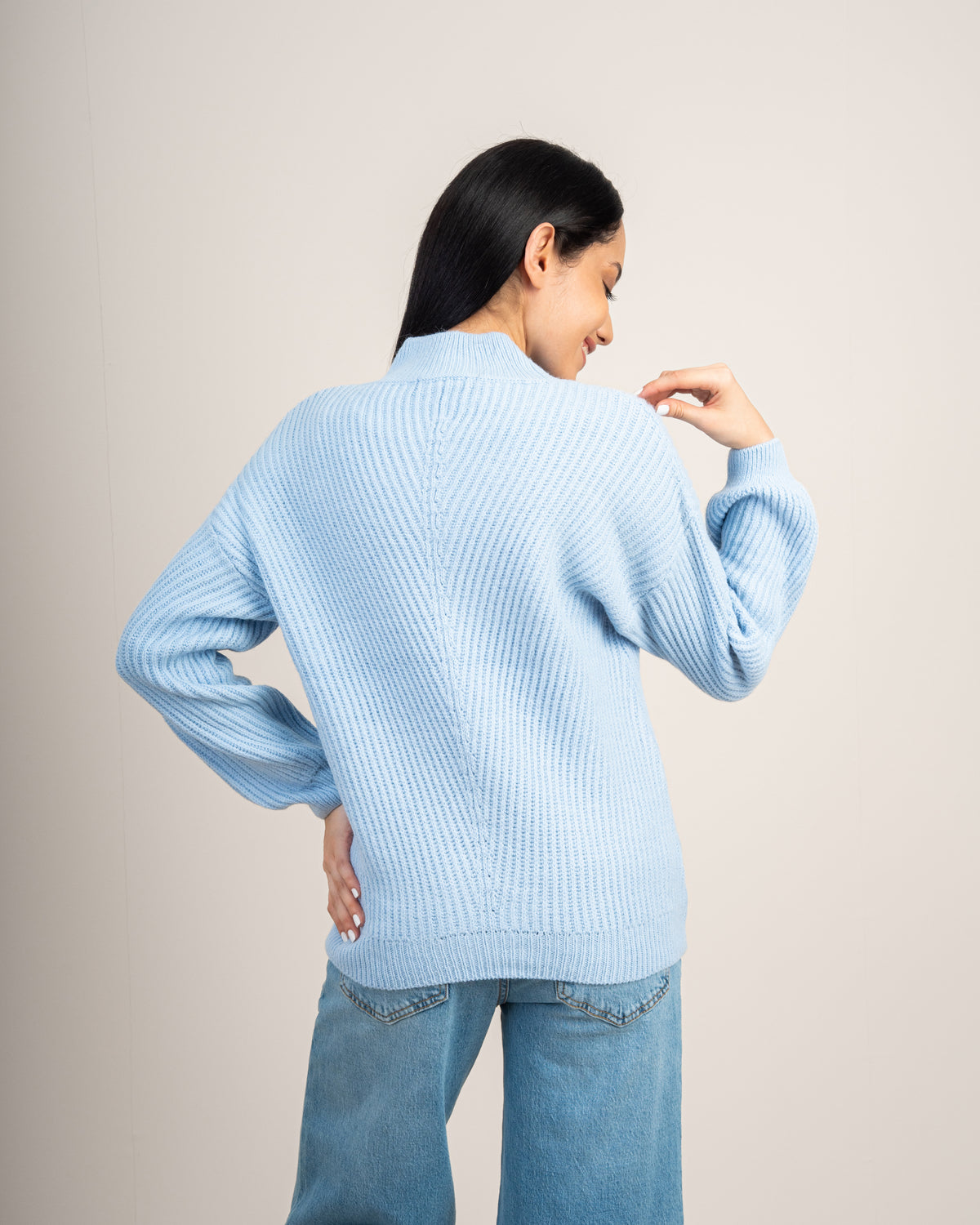 Knitwear Pullover With Cable Detail