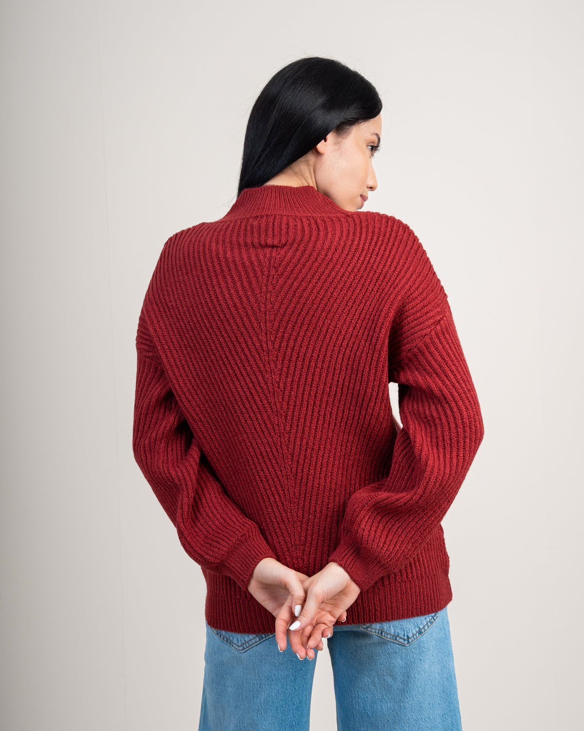 Knitwear Pullover With Cable Detail