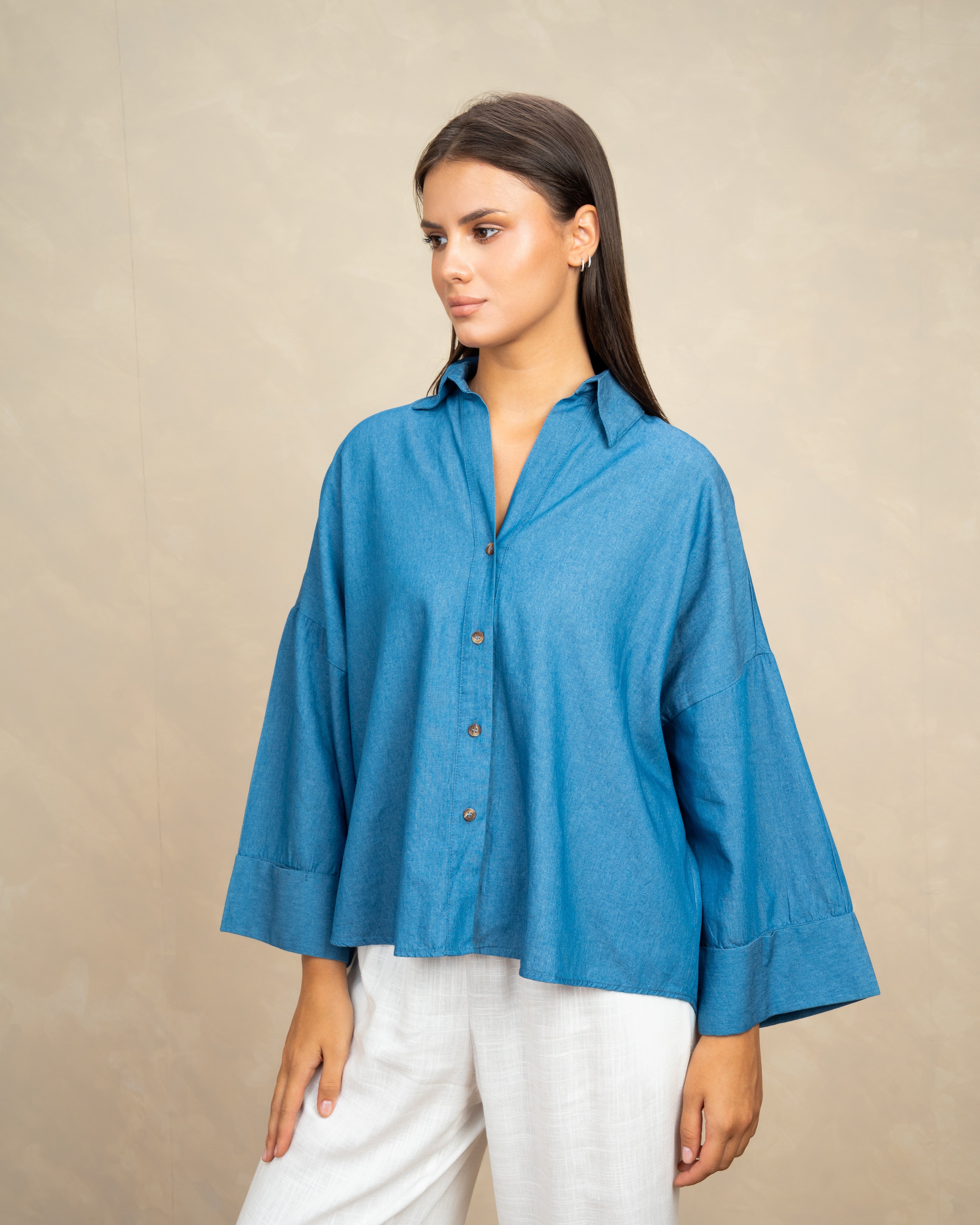 Relaxed Fit Denim Shirt