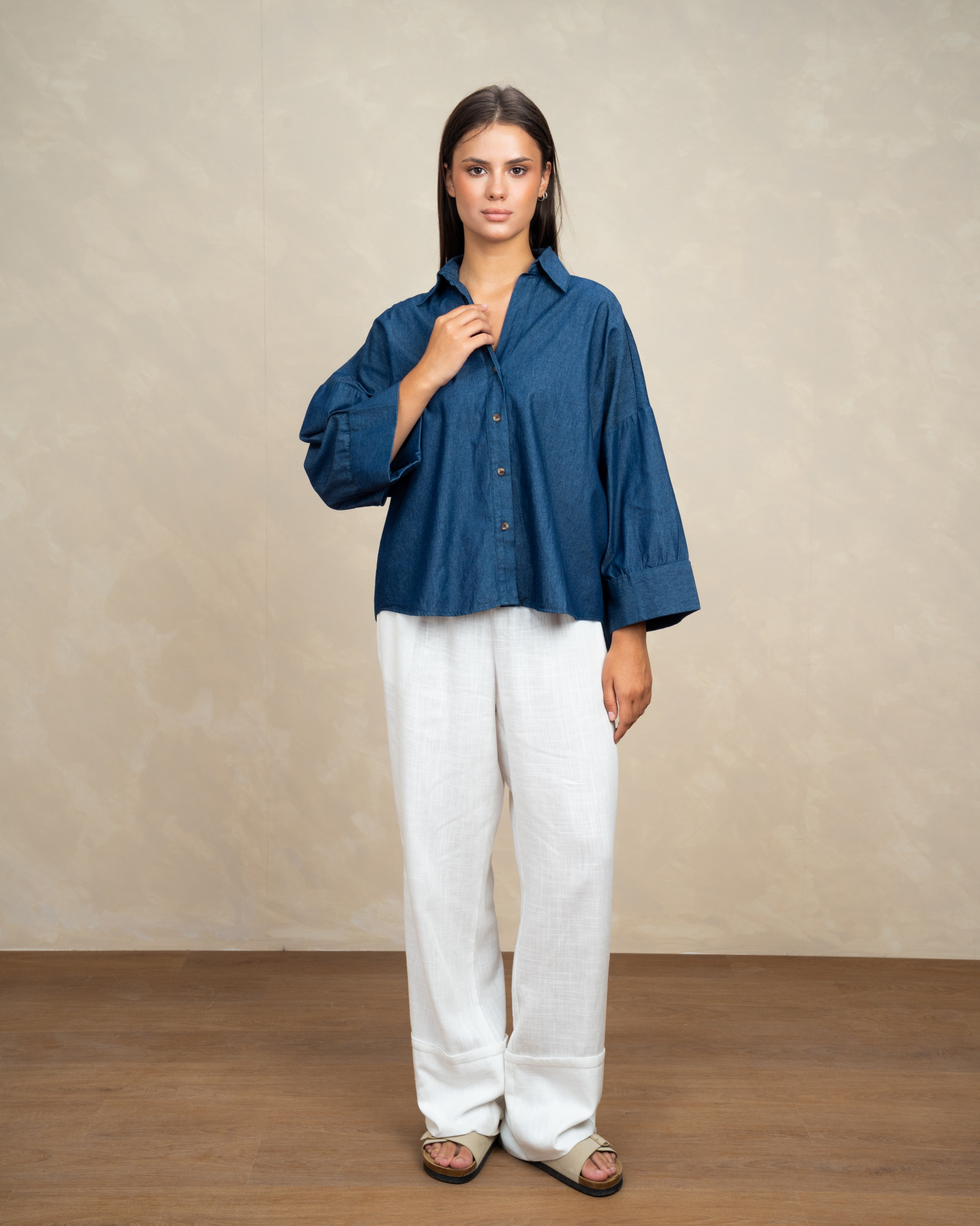 Relaxed Fit Denim Shirt