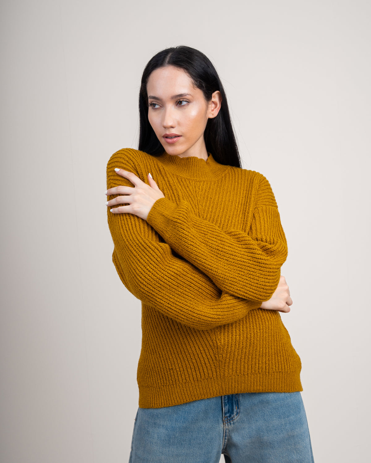 Knitwear Pullover With Cable Detail