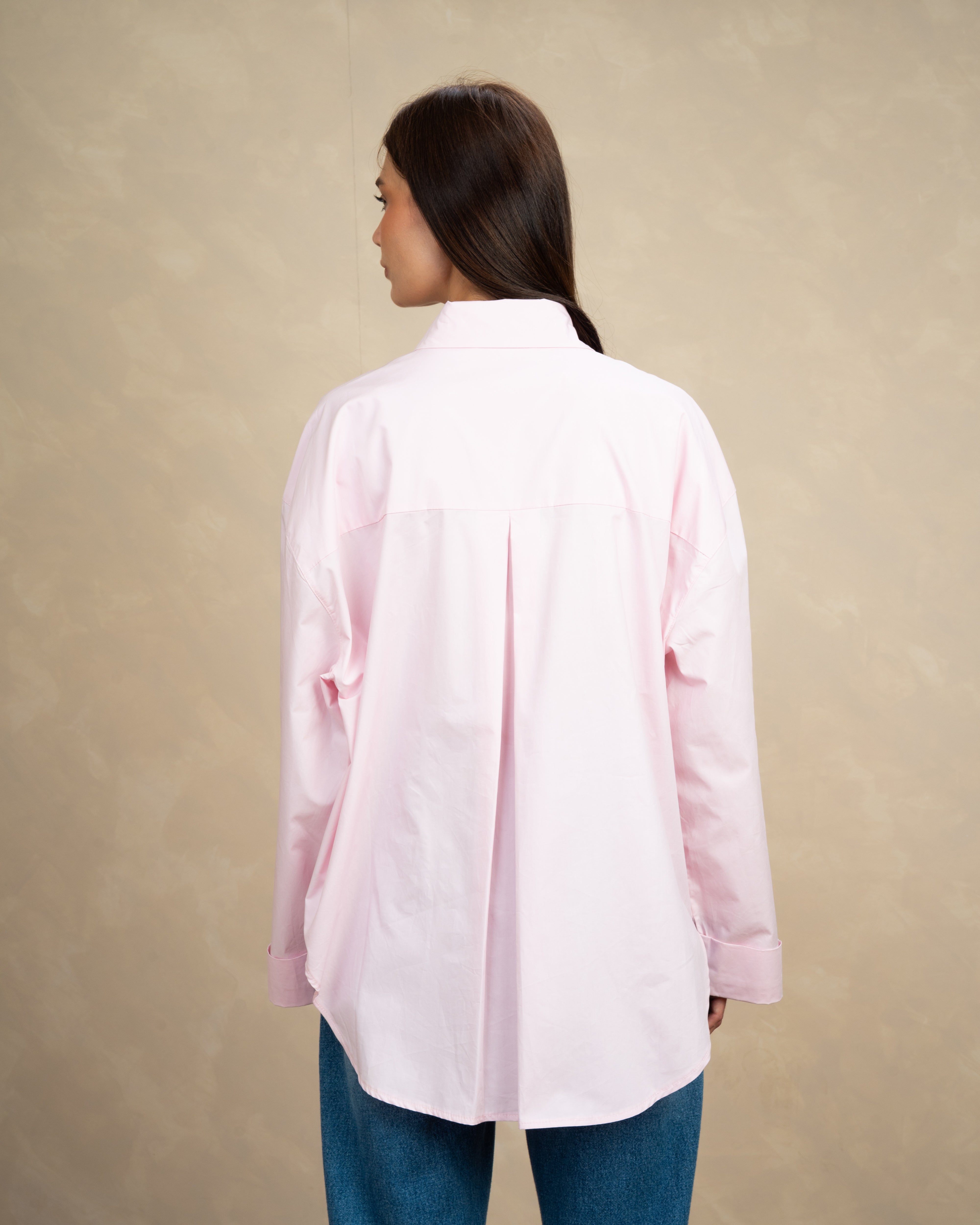 Poplin Shirt With Gold Buttons
