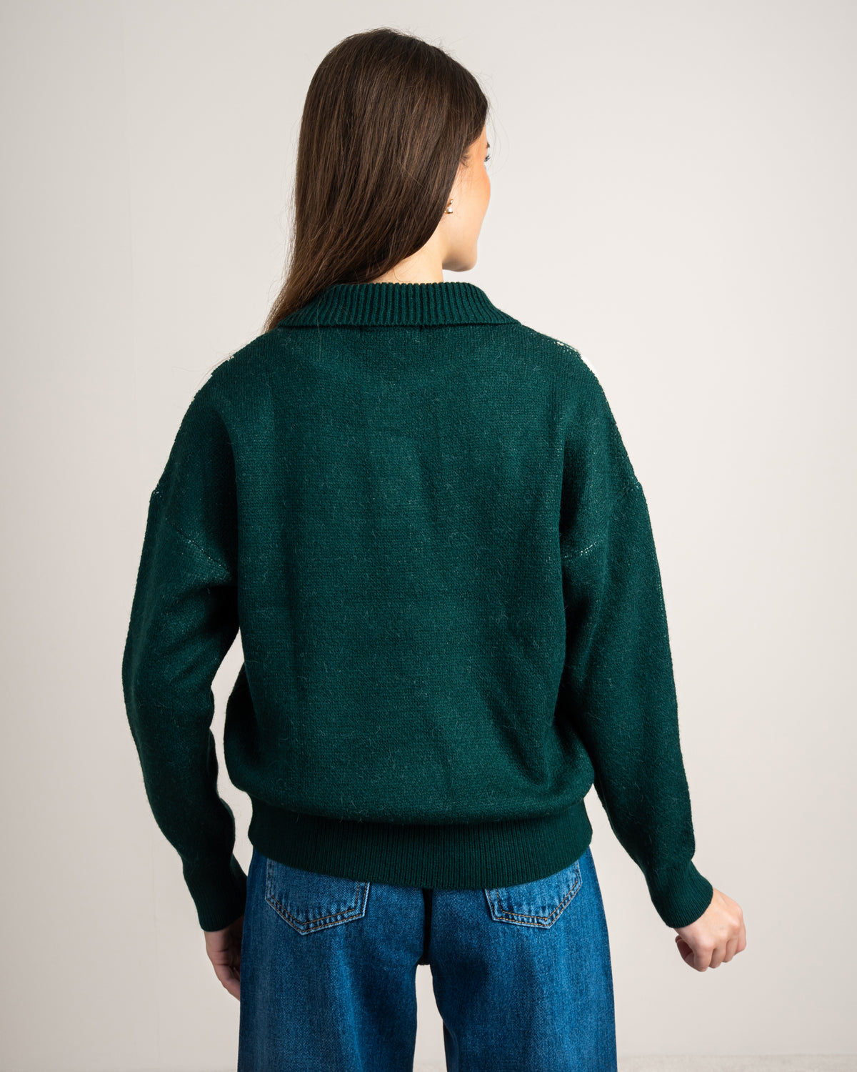 Knitwear Pullover - With Side Embroidery
