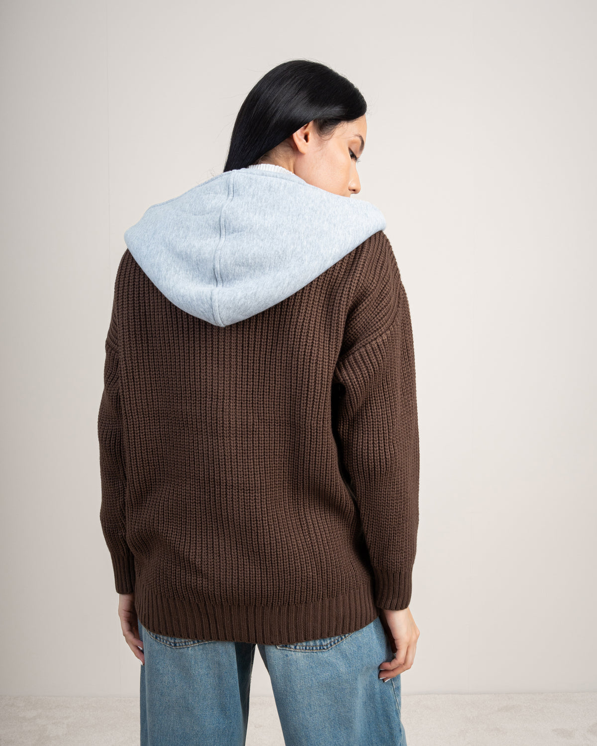 Knitwear Cardigan With Wooden Buttons