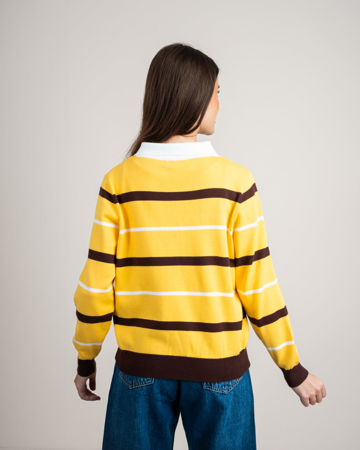 Simple Striped Knitwear Pullover