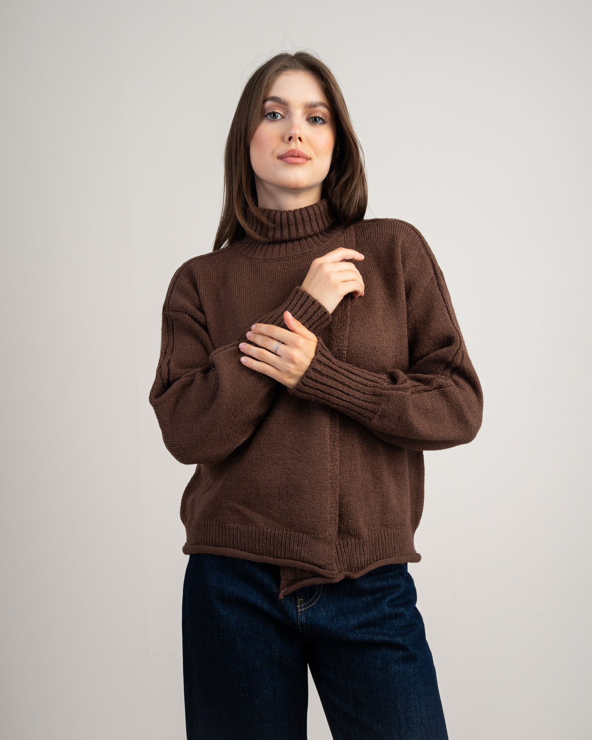 Turtleneck Knitwear Pullover