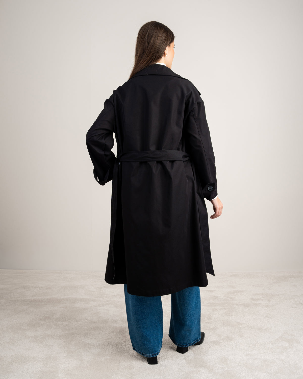 Waterproof Trench Coat - With Belt And Buttons