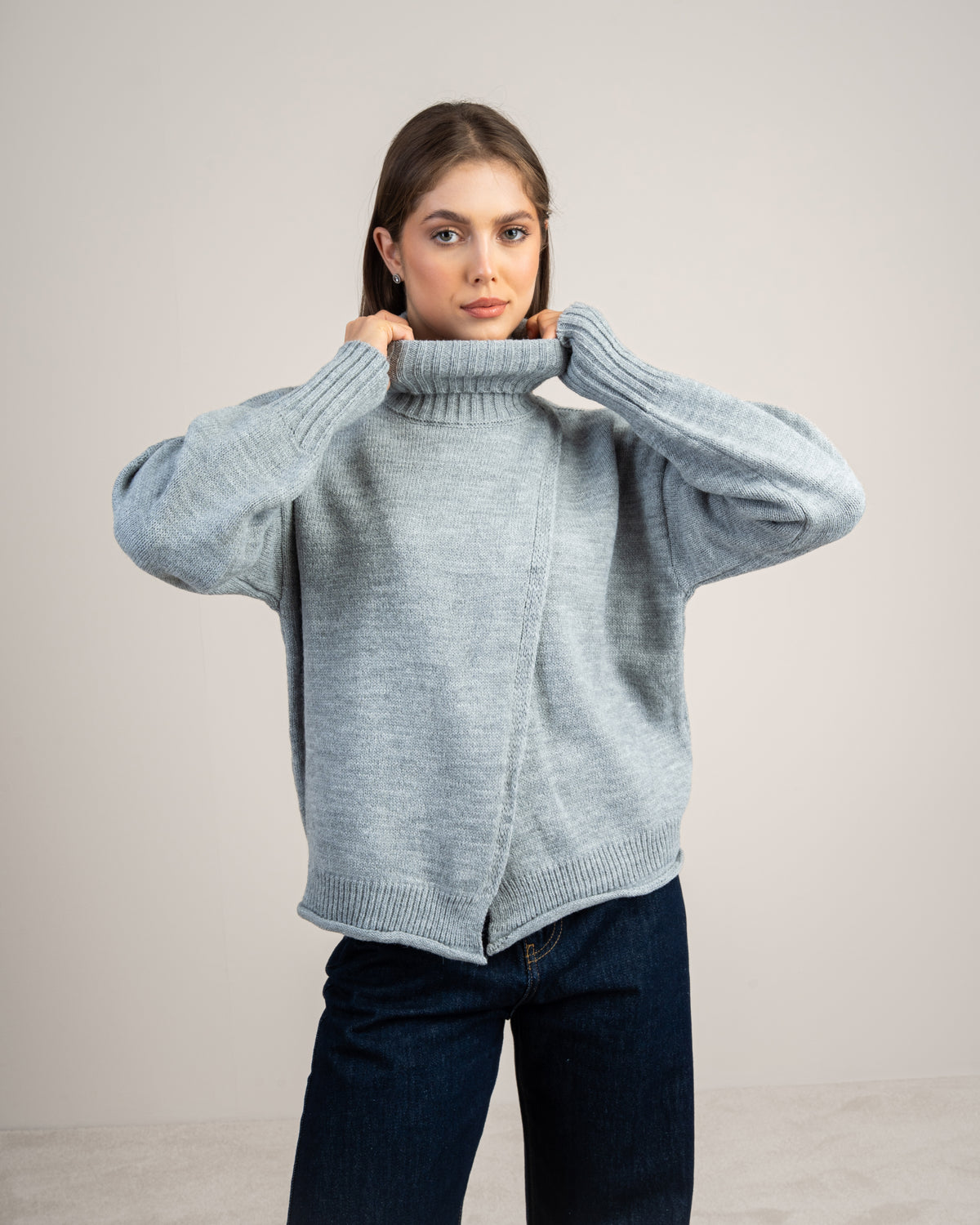 Turtleneck Knitwear Pullover