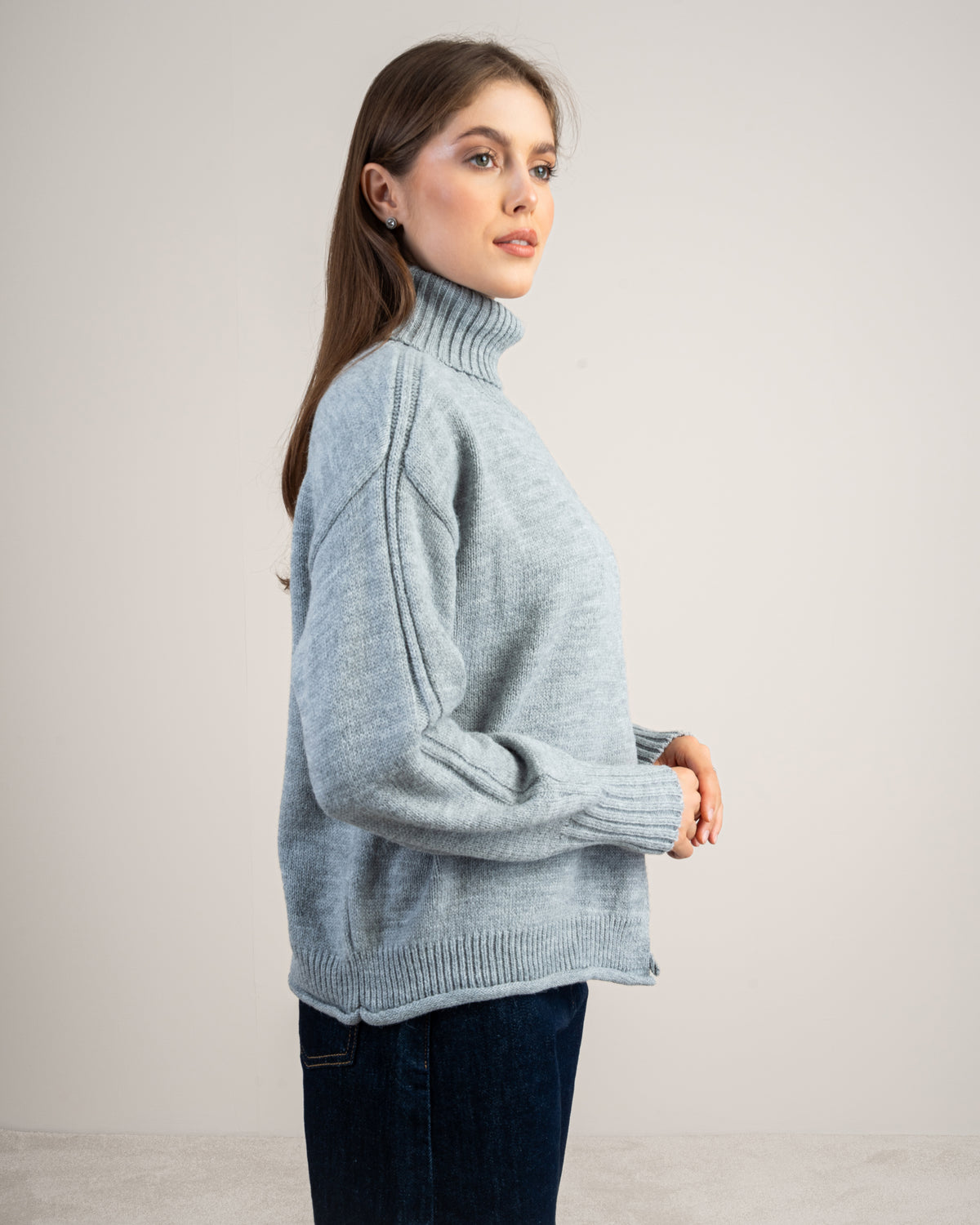 Turtleneck Knitwear Pullover