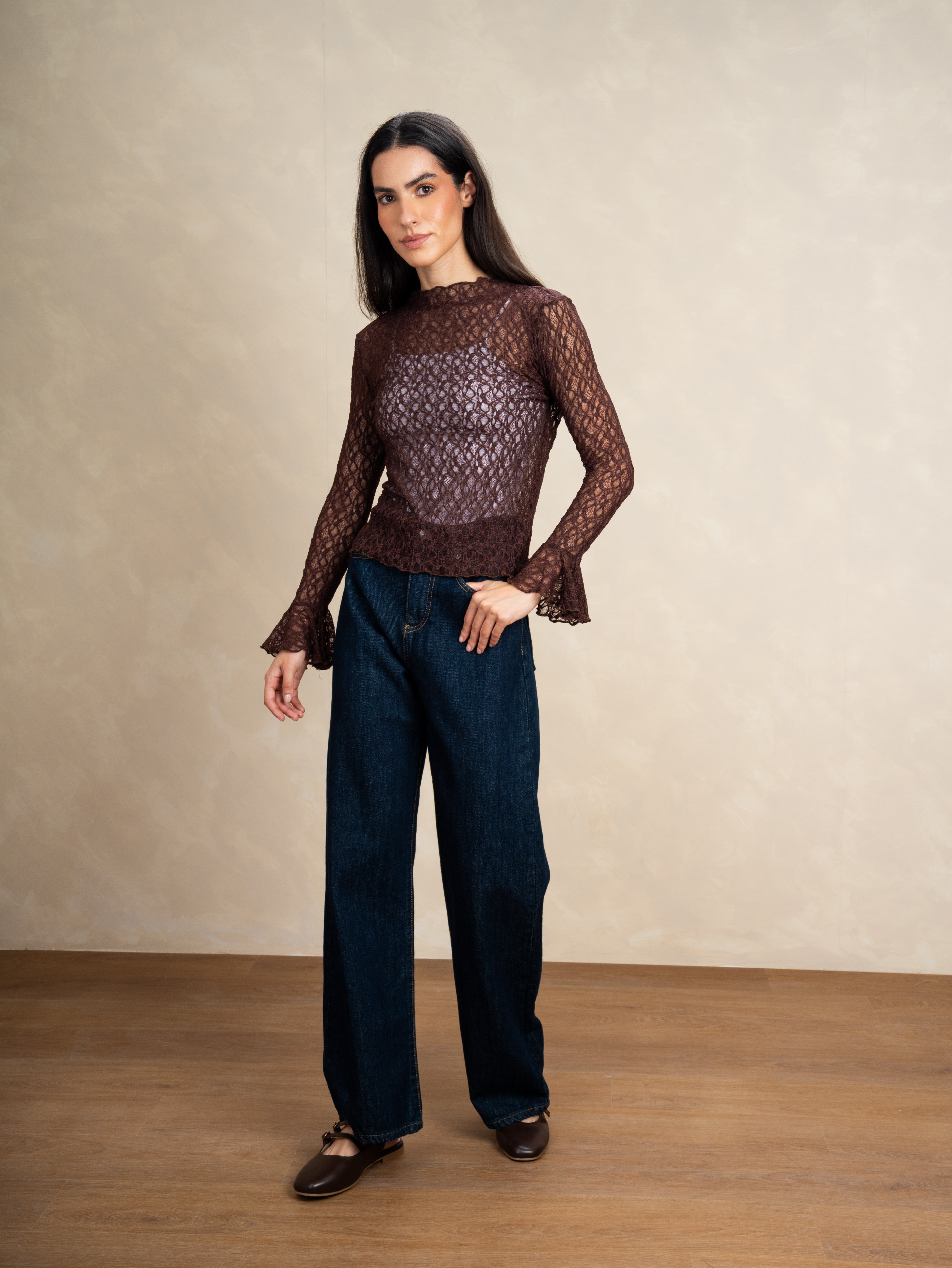 Lace Knitwear Body