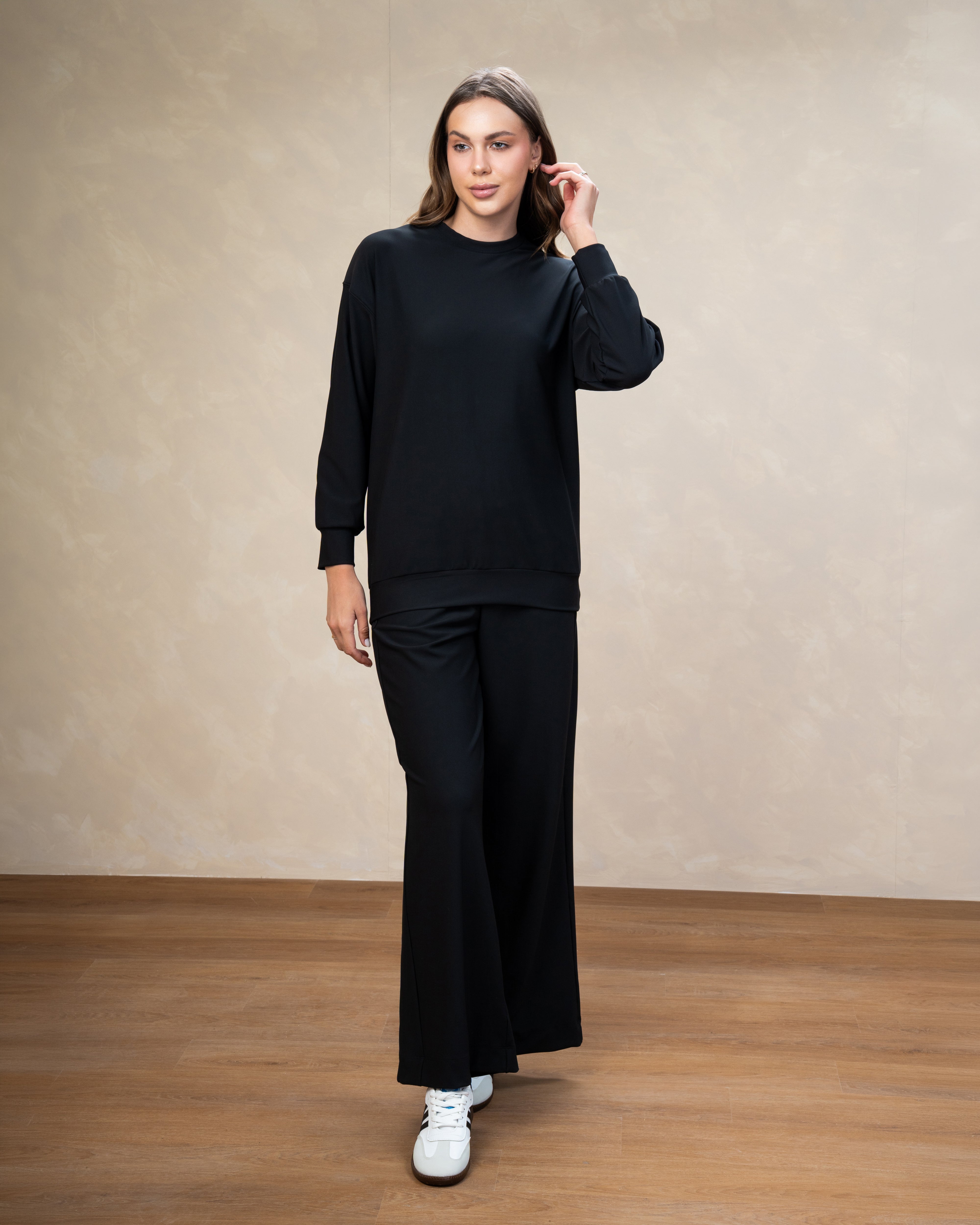 Plain Crew Neck Sweatshirt