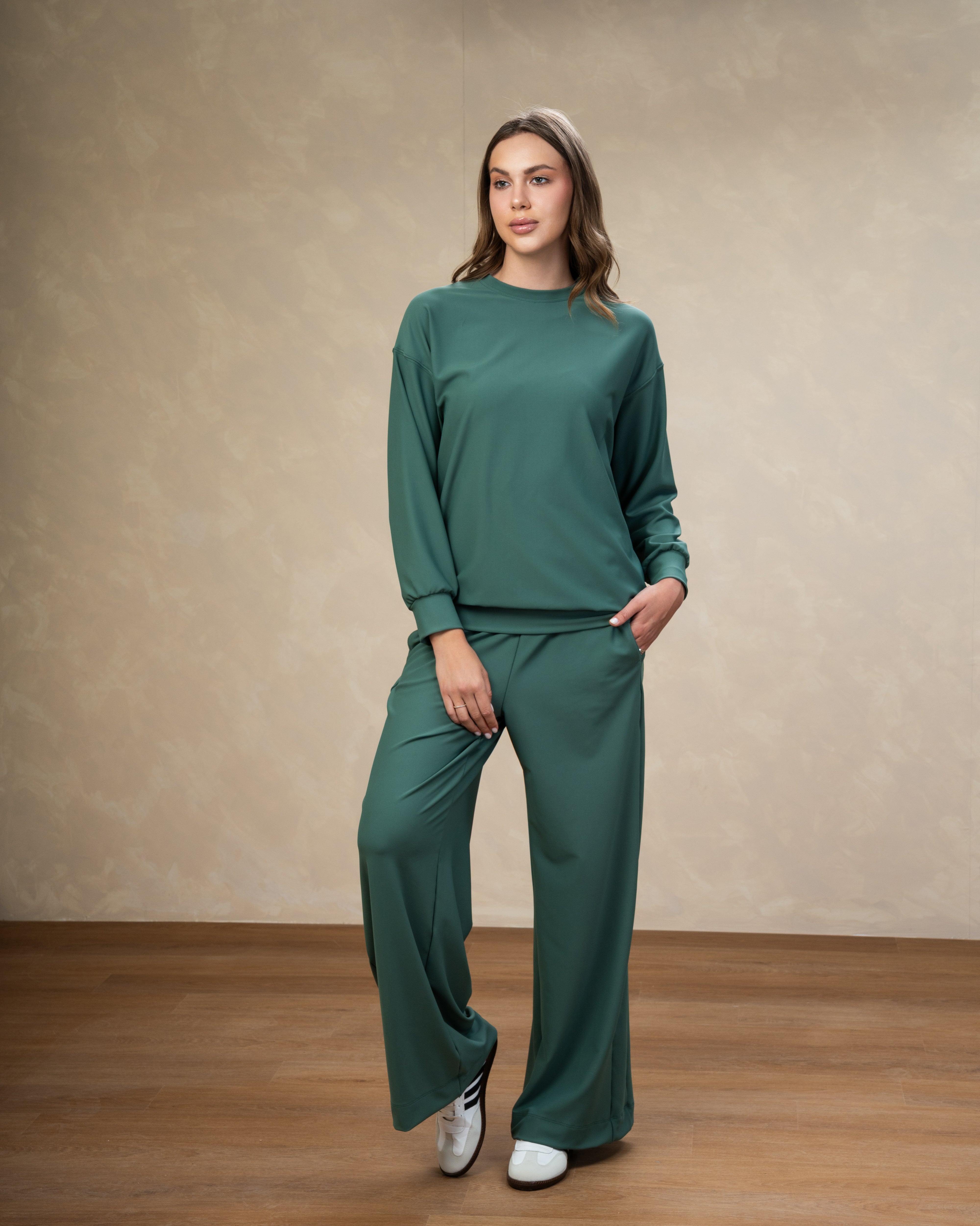 Plain Crew Neck Sweatshirt