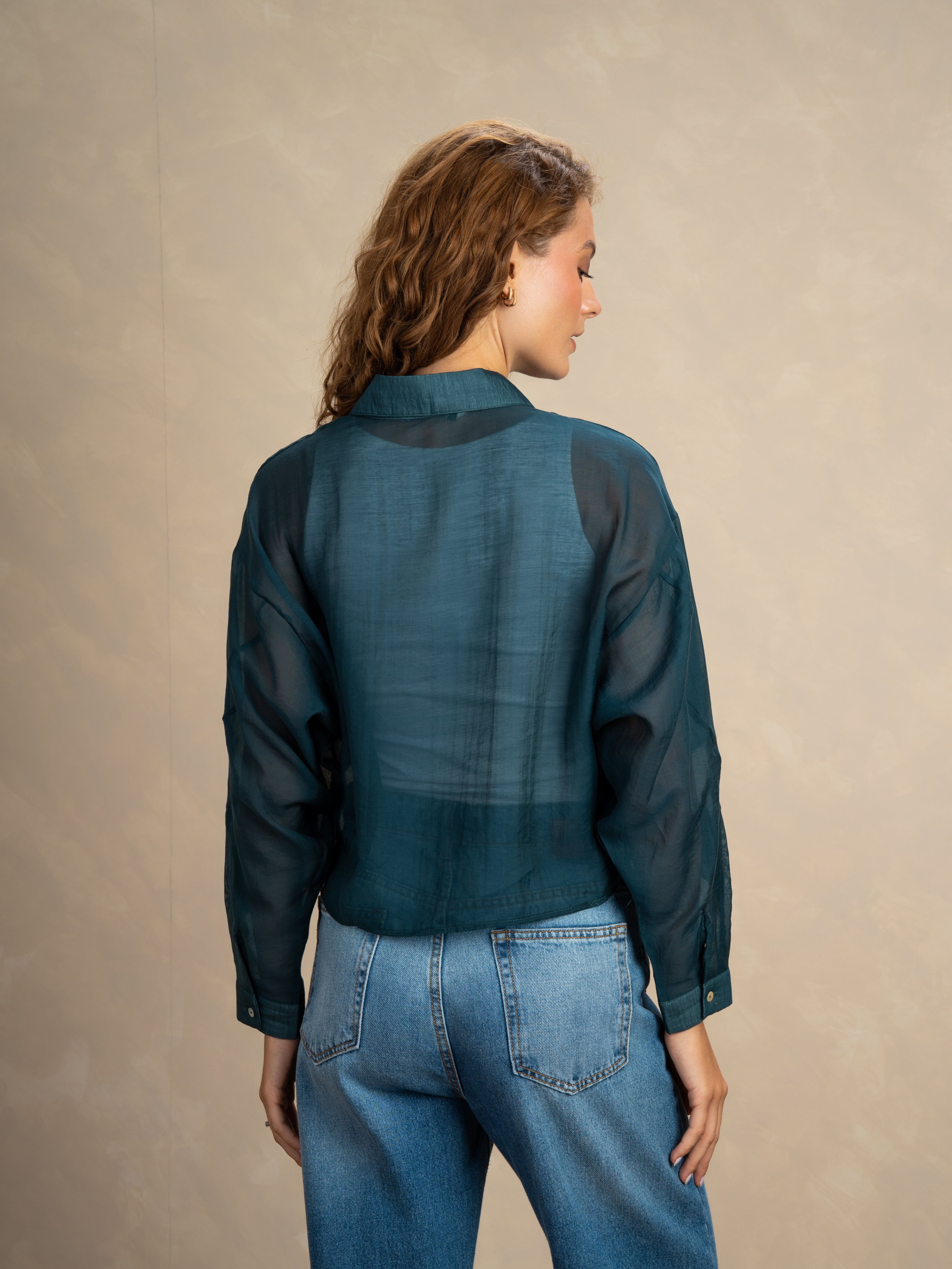 Multi-Tier Ruffle Blouse