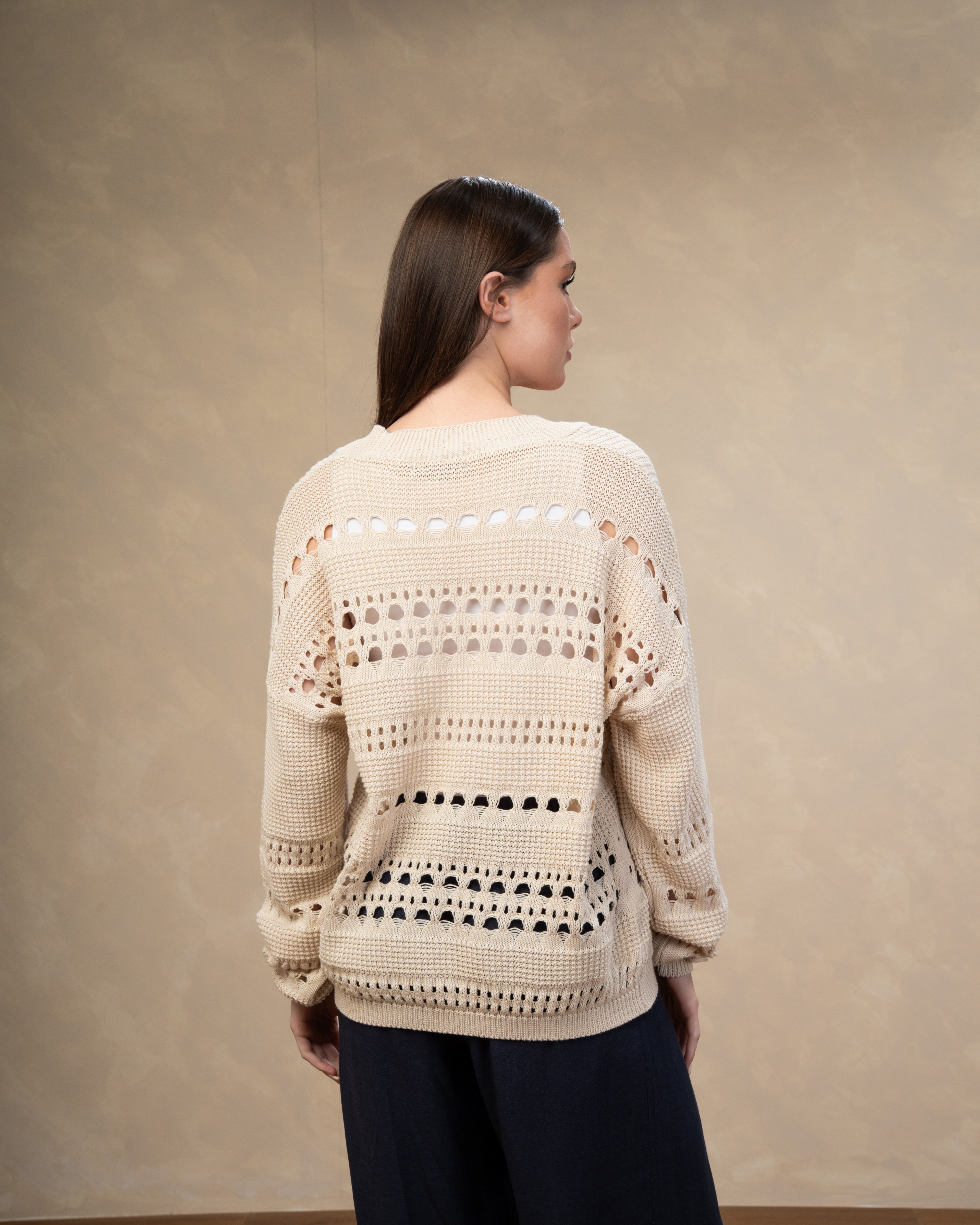 Knitwear Cardigan - With Gold Buttons