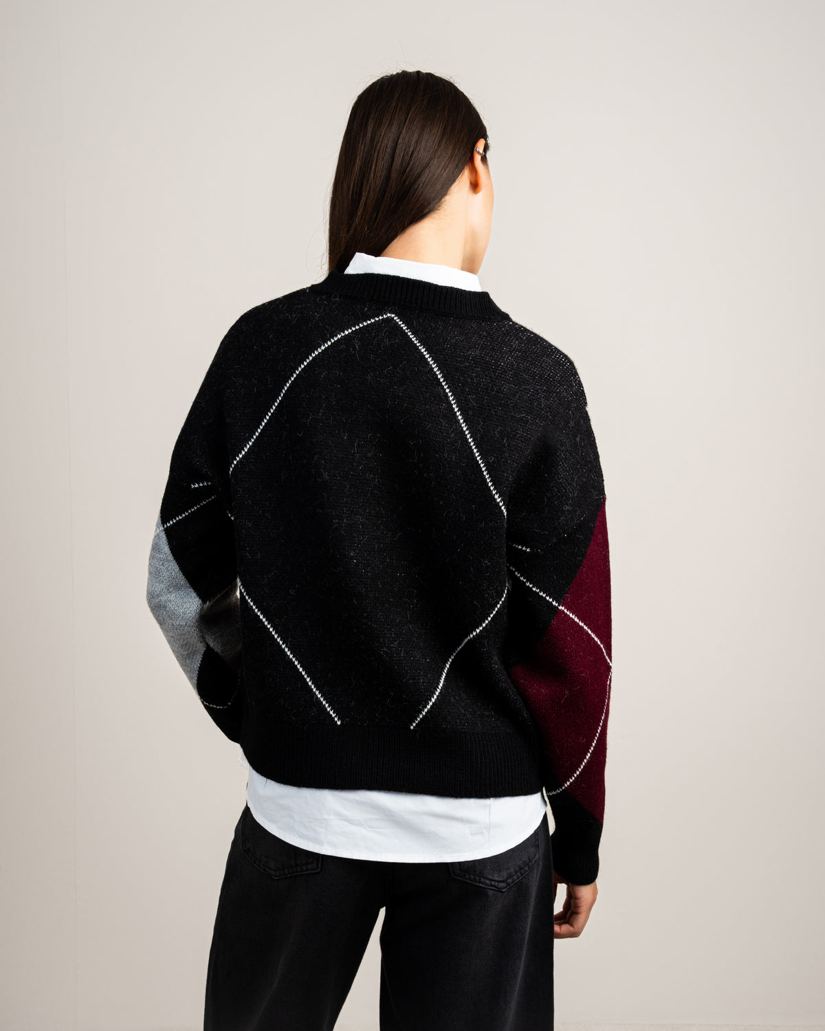 Geometric Pattern - Knitwear Pullover