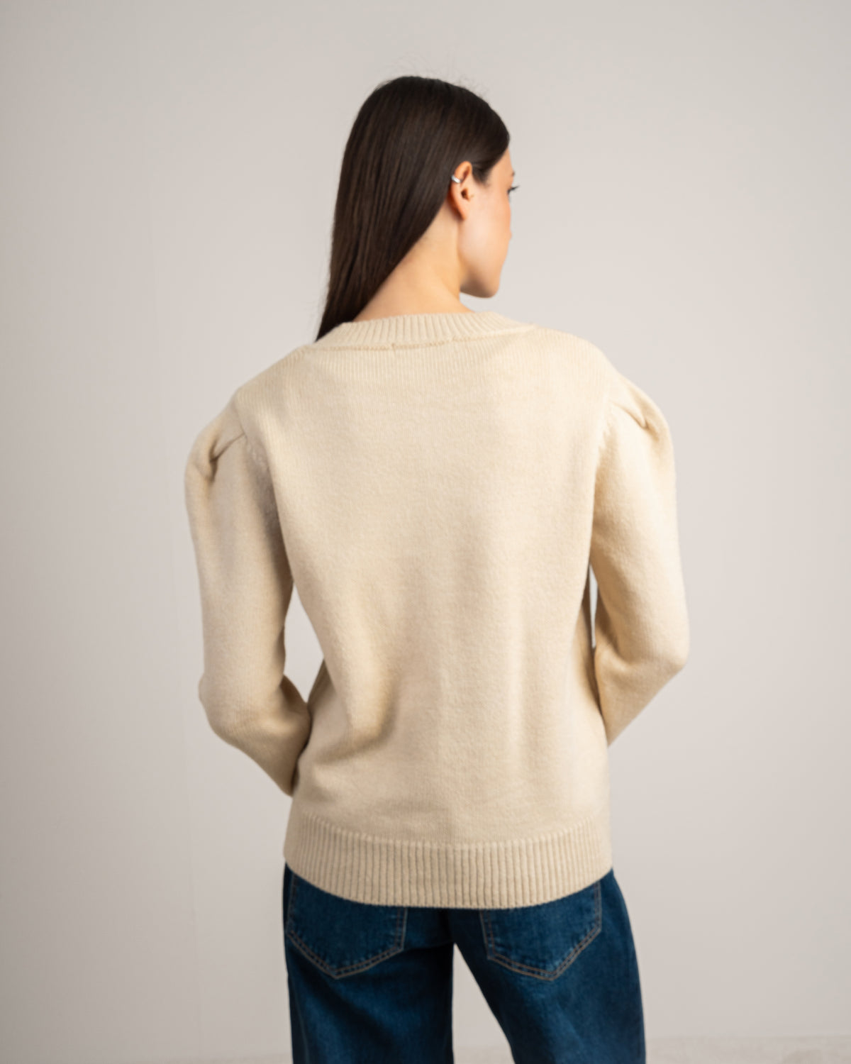 Knitwear Pullover - With Gold Buttons