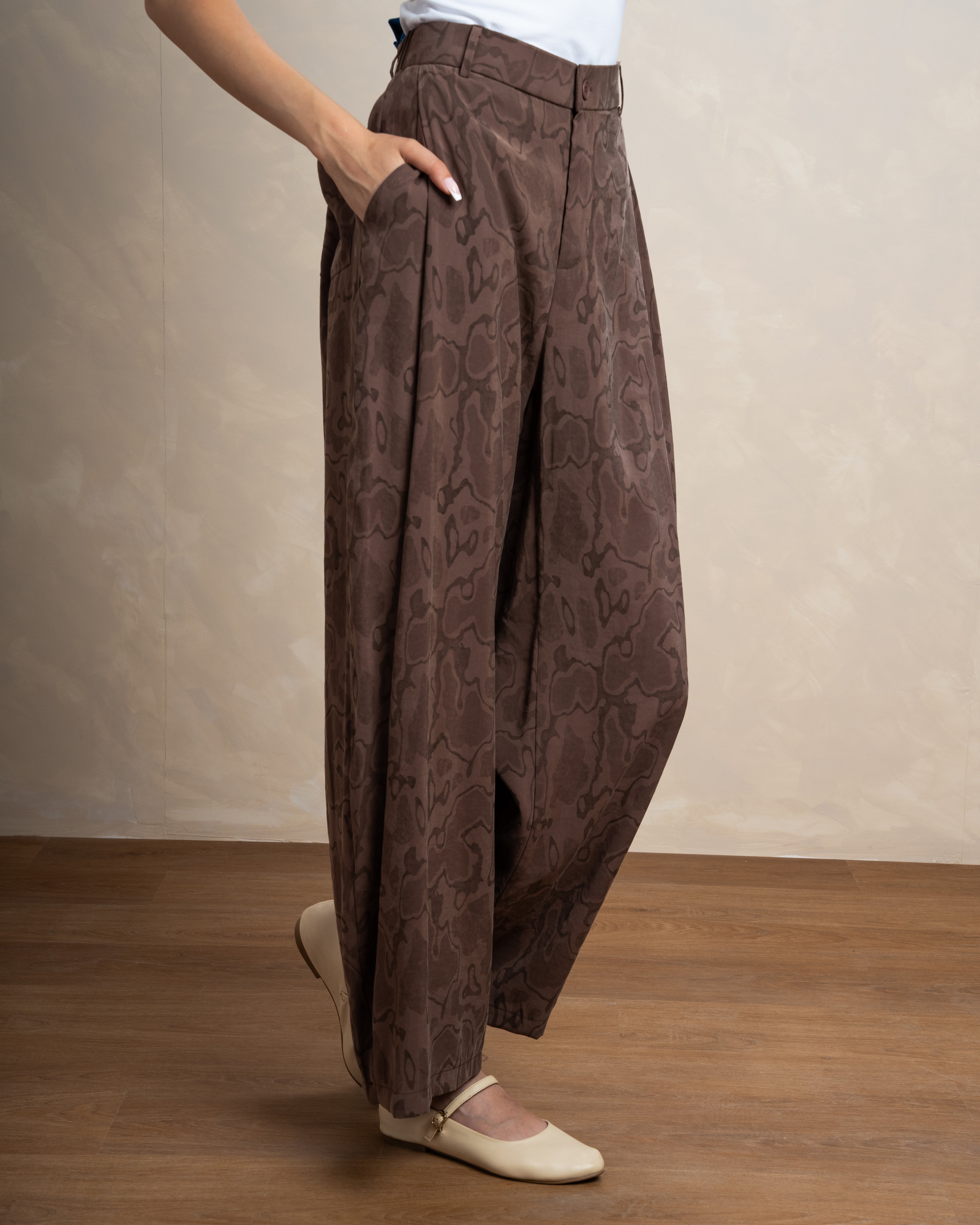 Wave Print Trouser