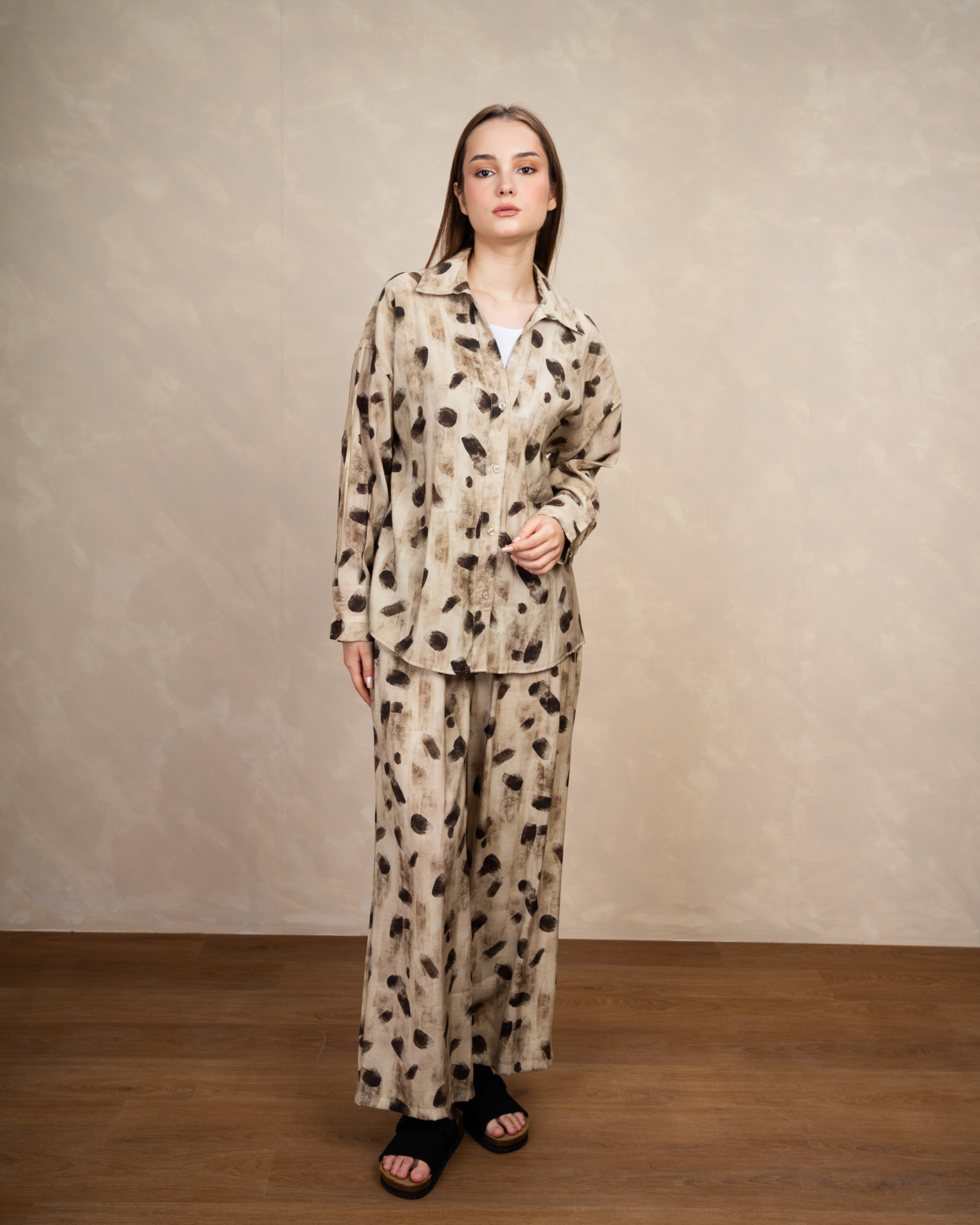 Polka Dot Shirt With Buttons