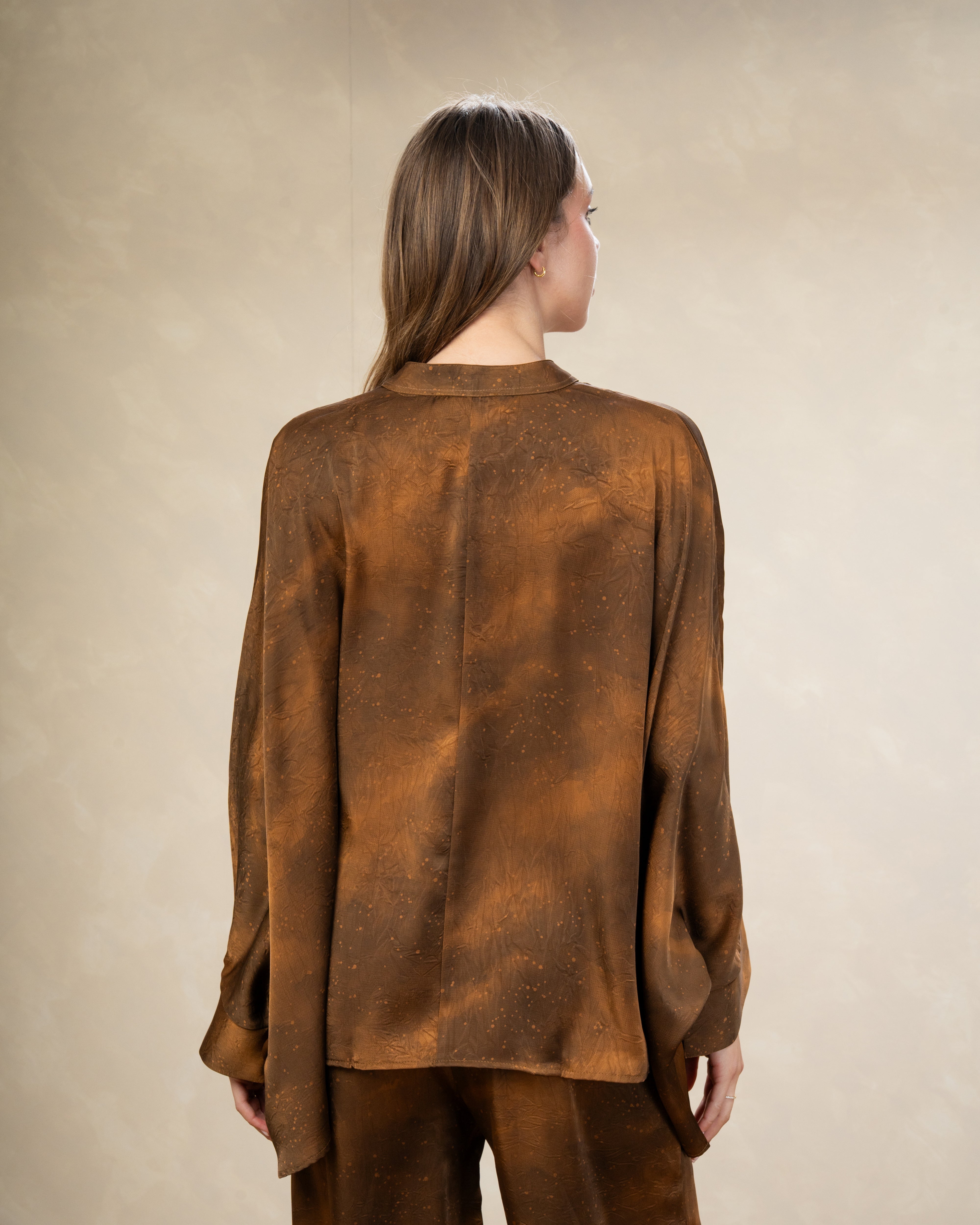 Printed Satin Shirt - In Different Colors