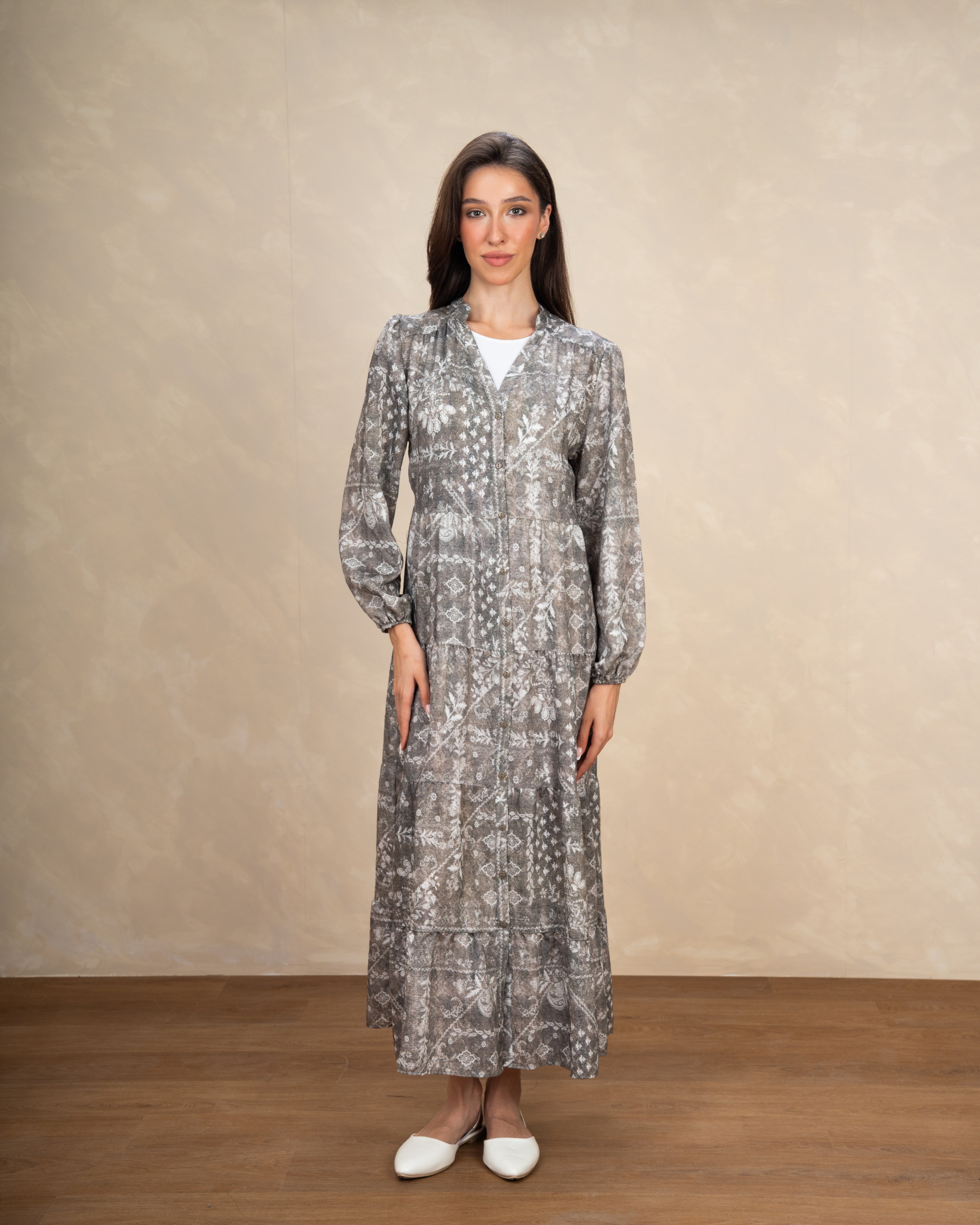 Allover Floral Maxi Dress