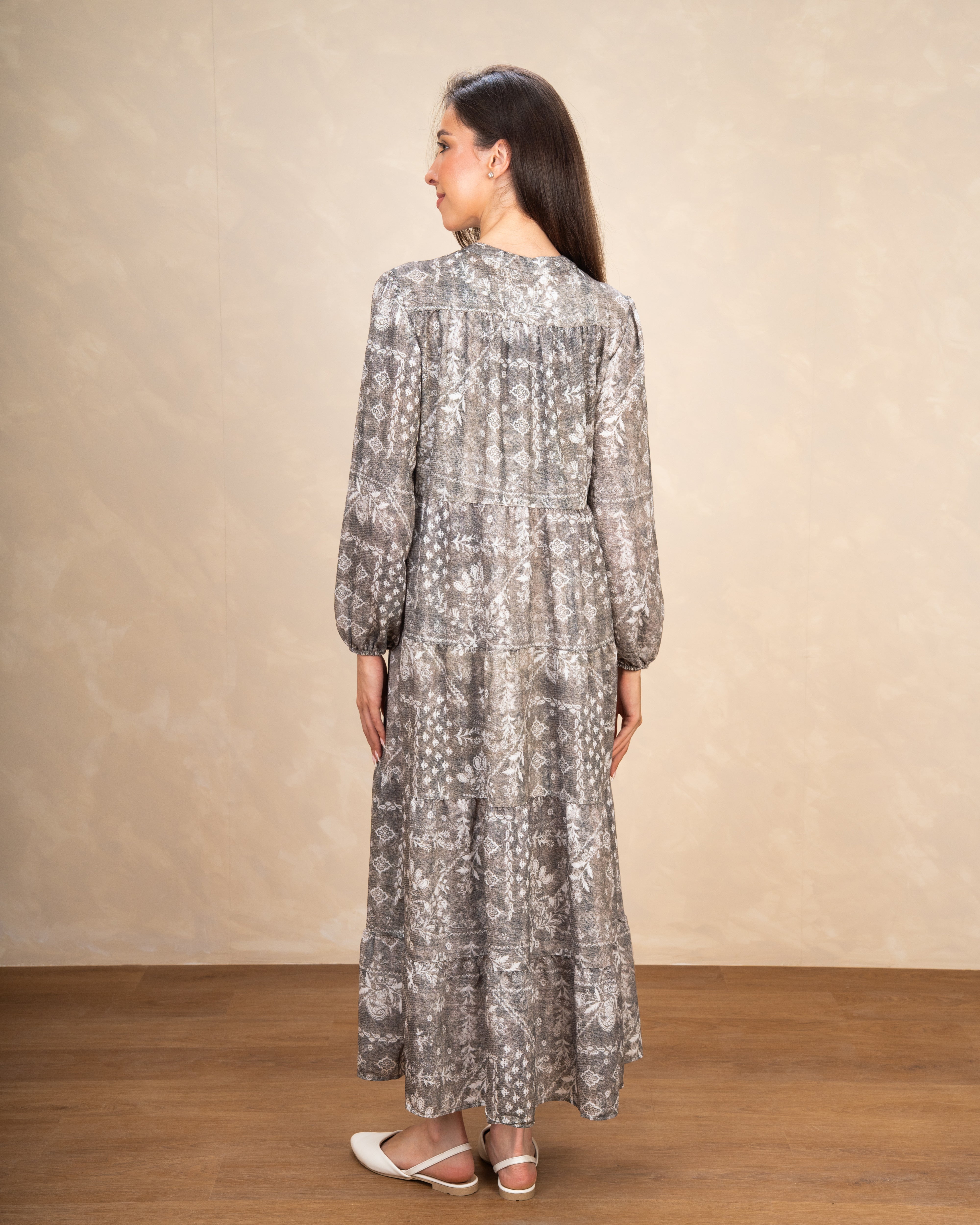 Allover Floral Maxi Dress