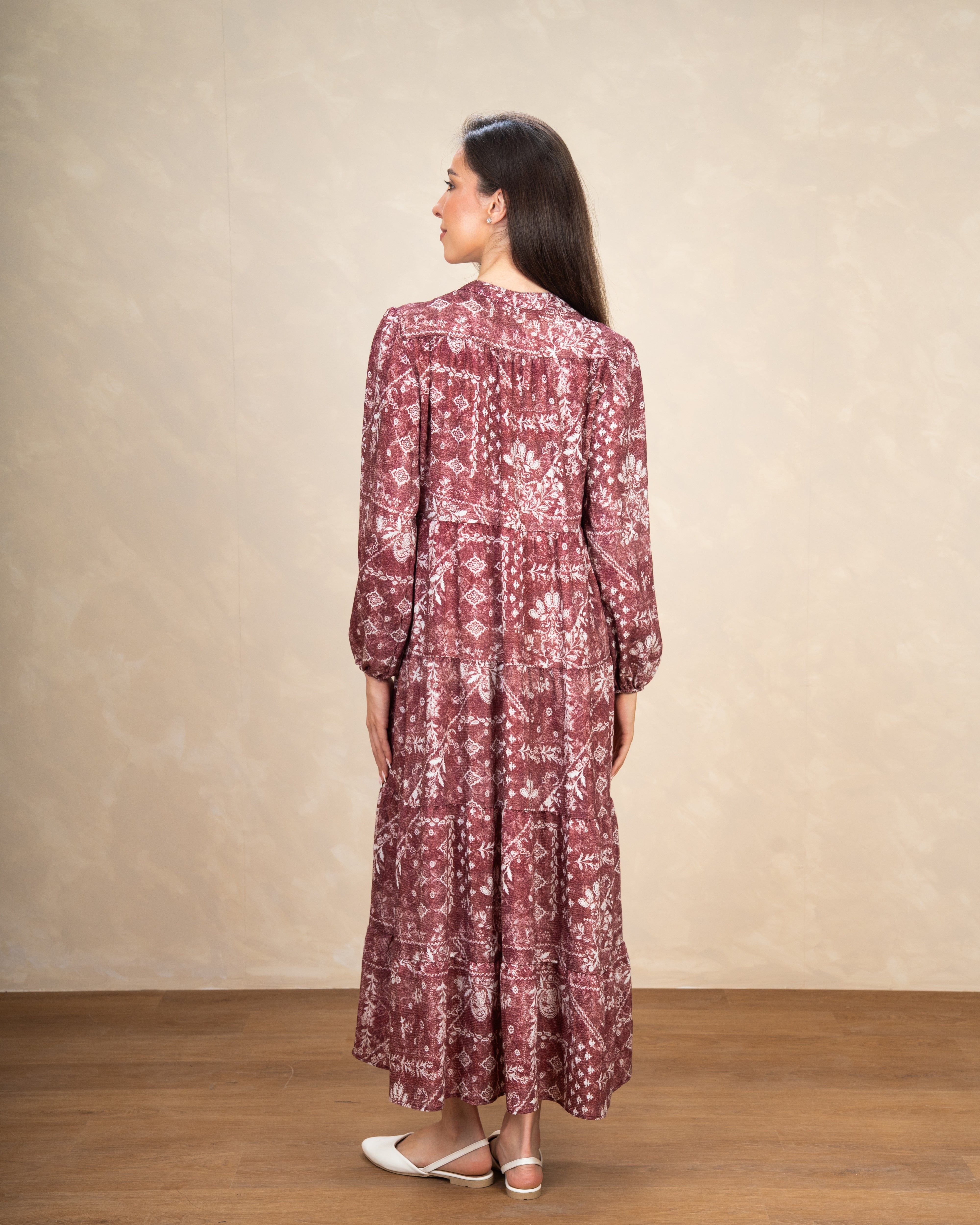 Allover Floral Maxi Dress