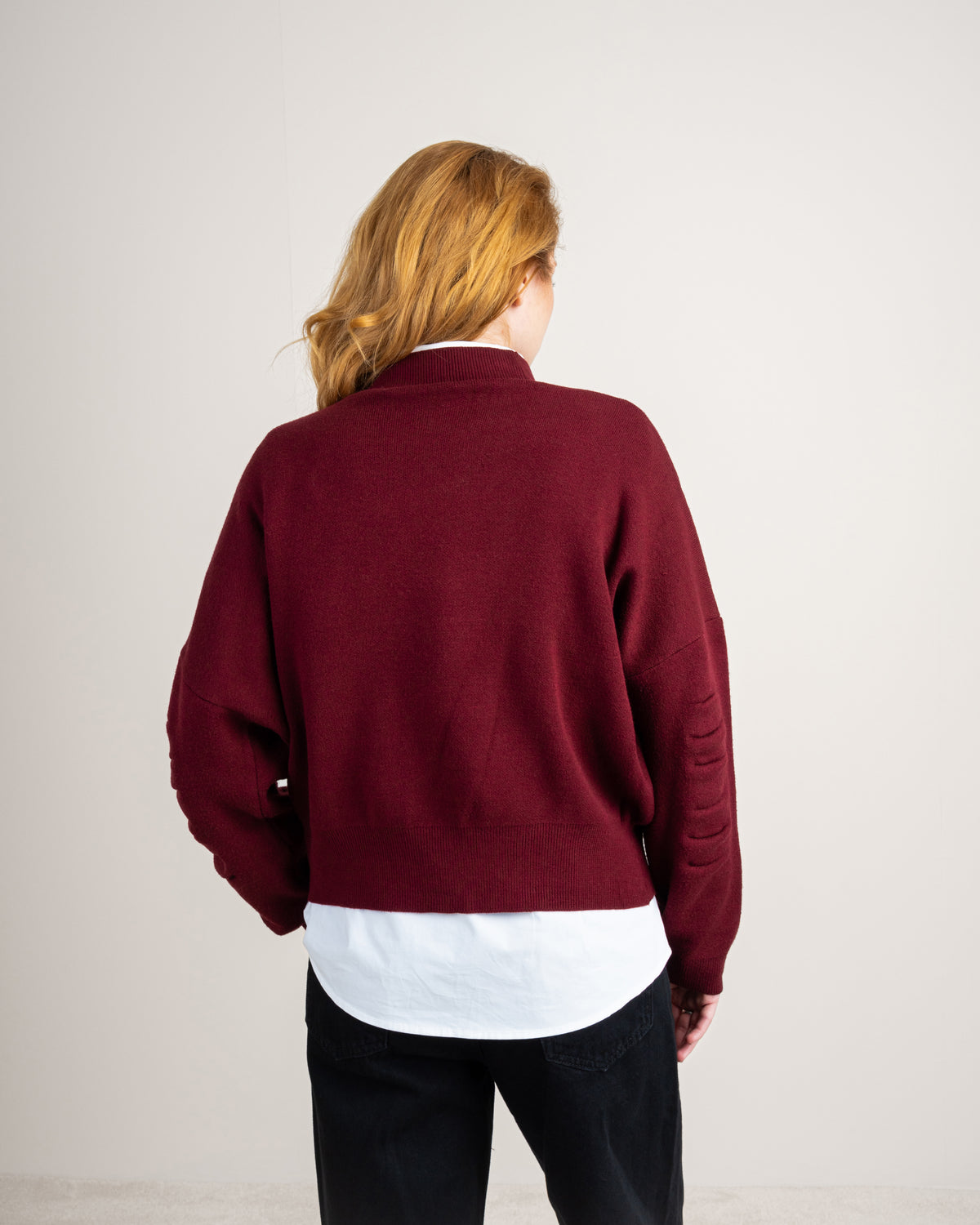 Cropped Cardigan - With Gold Buttons
