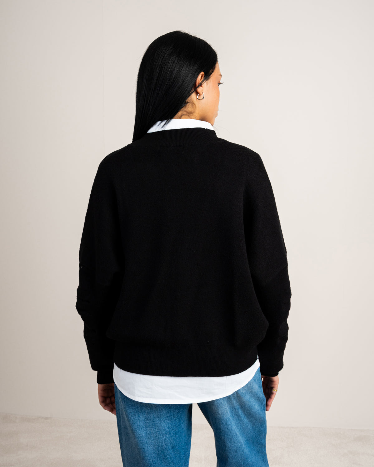 Cropped Cardigan - With Gold Buttons