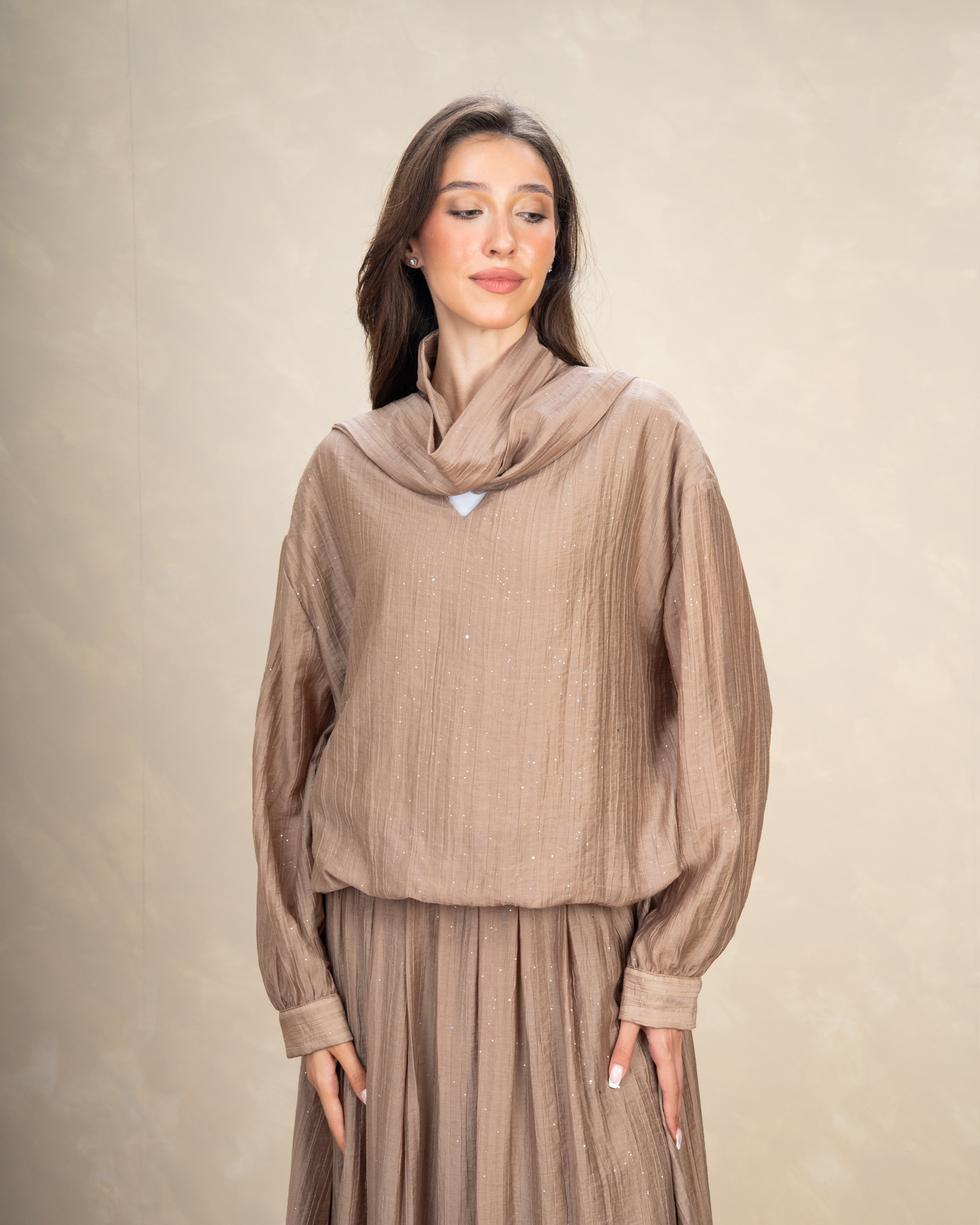 Blouse With Mini Pearl Dots