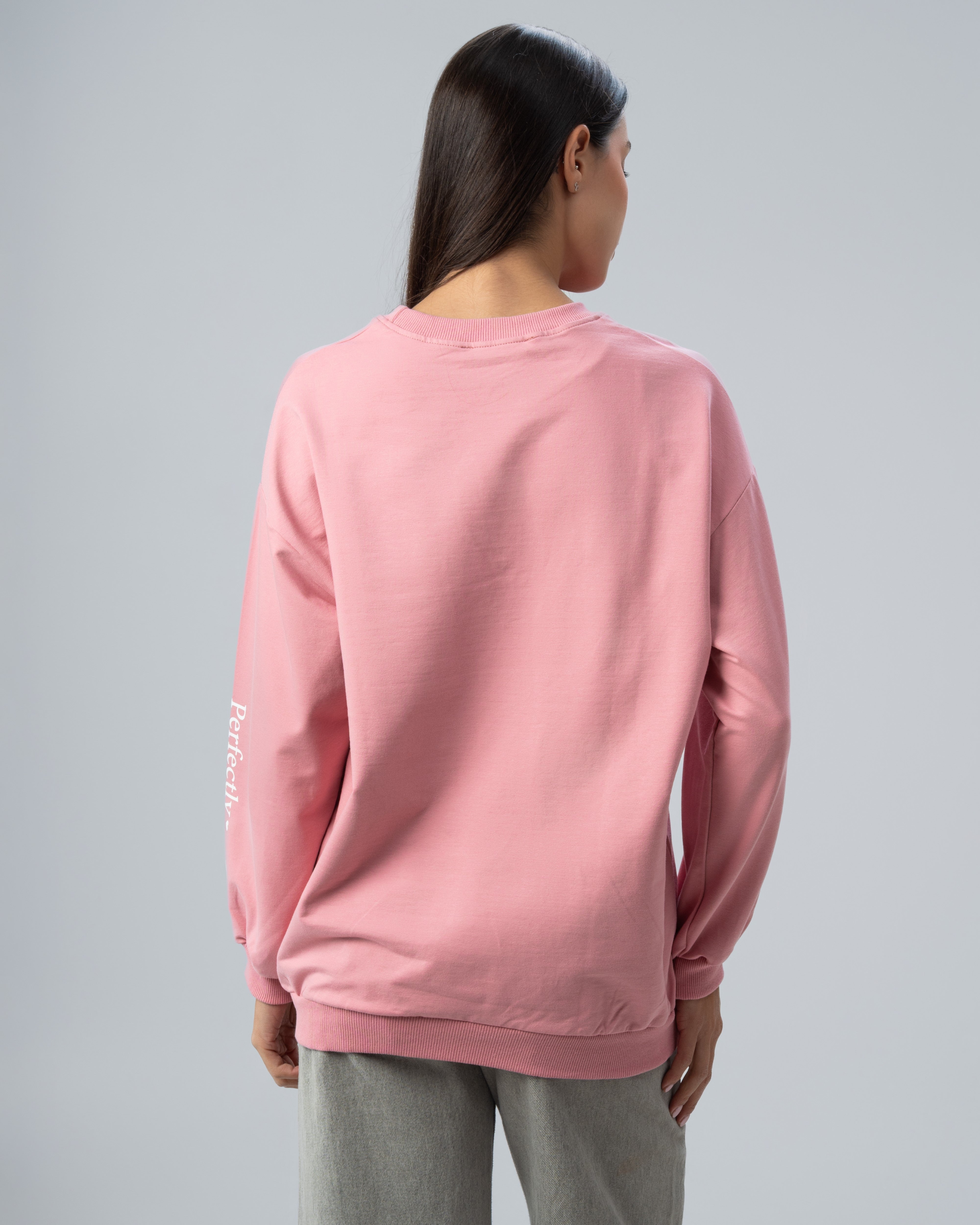 Heart Chest Print Sweatshirt
