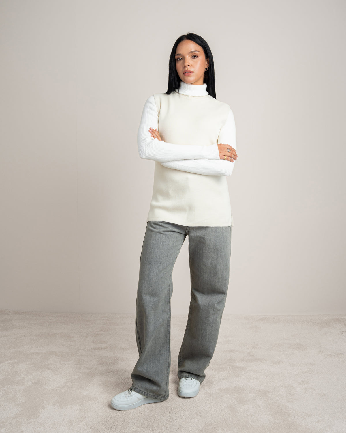 Plain Sleeveless Knitwear Vest