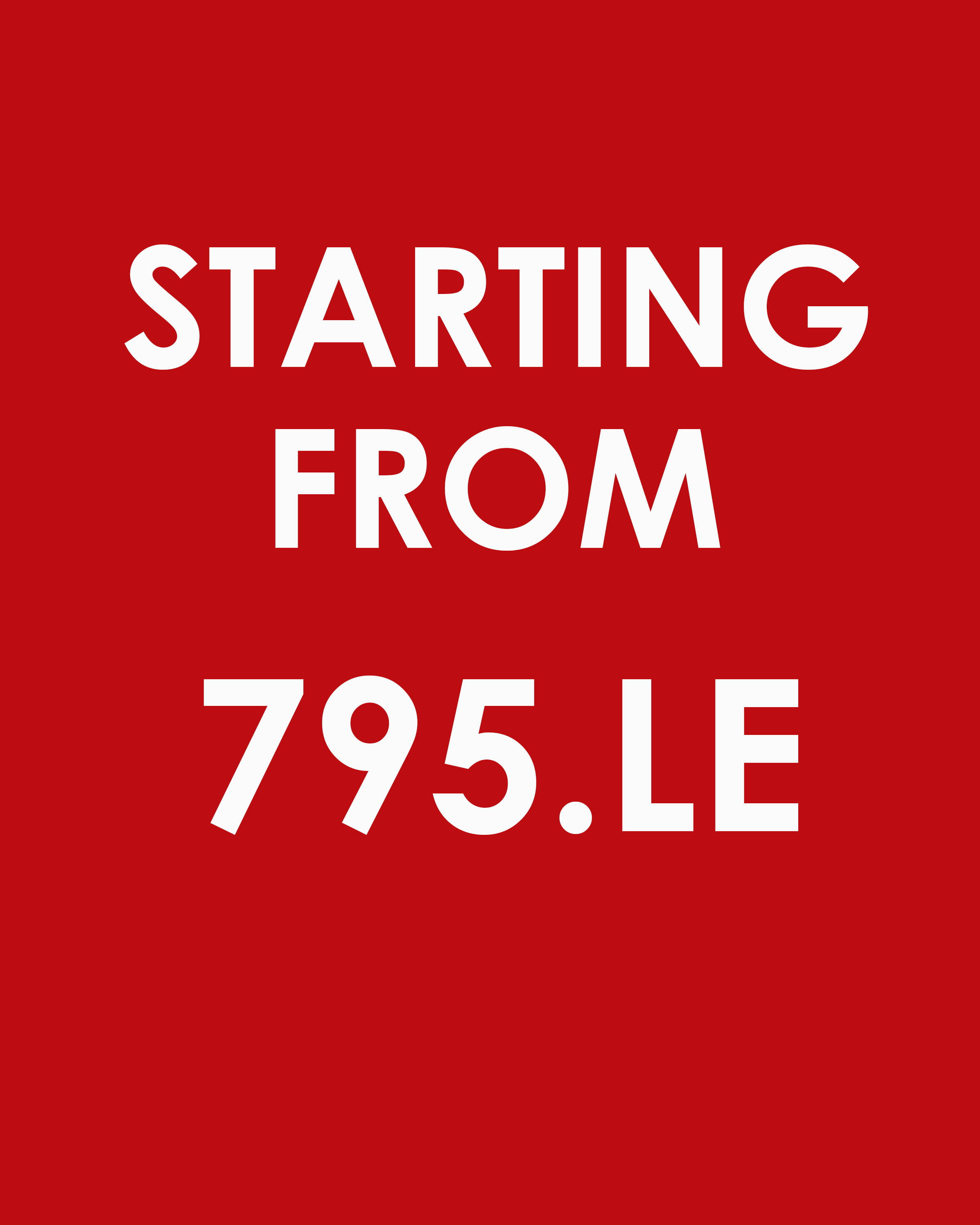 Starting from 795 LE
