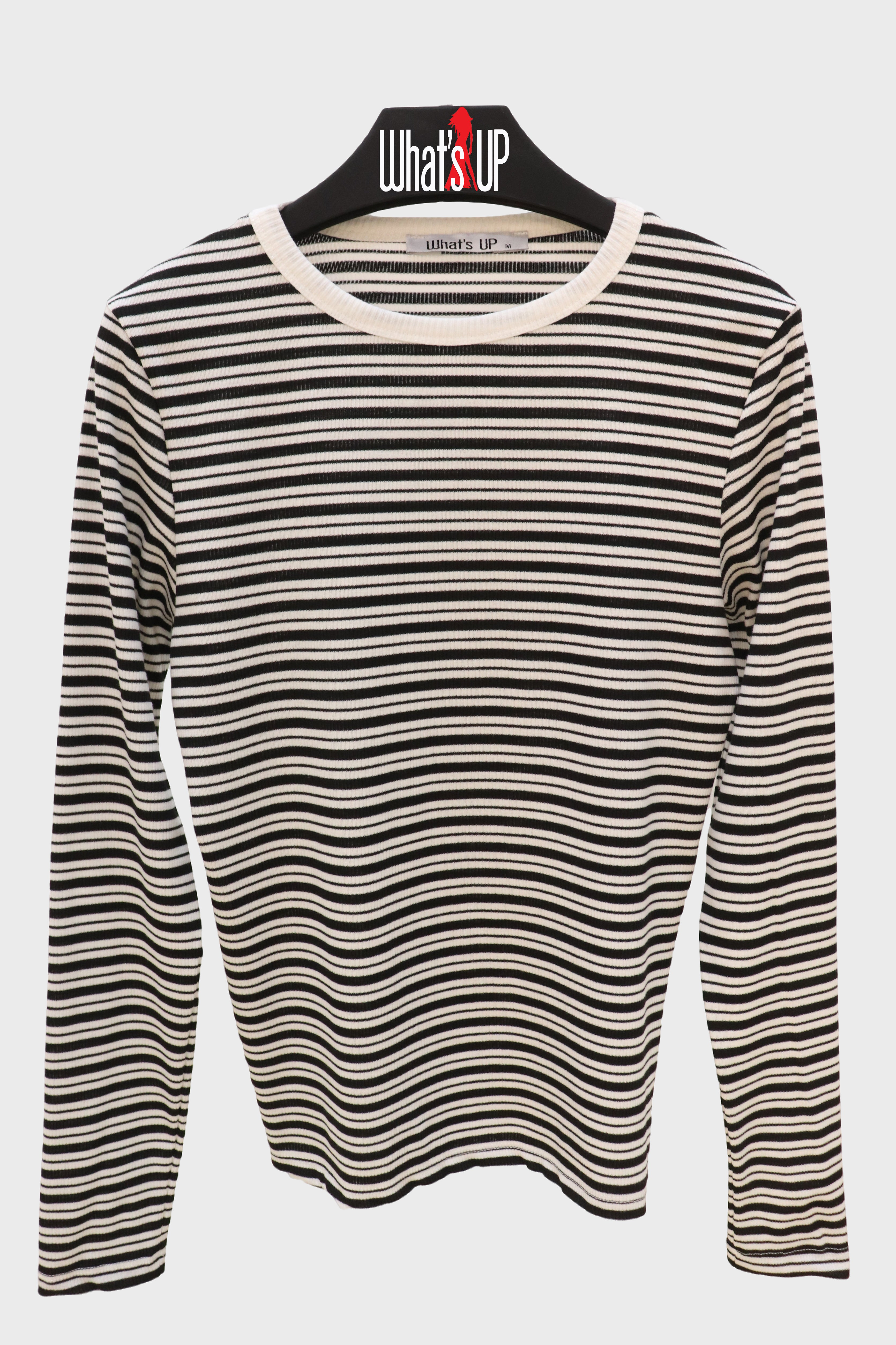 Basic Striped Long - Sleeve Tee