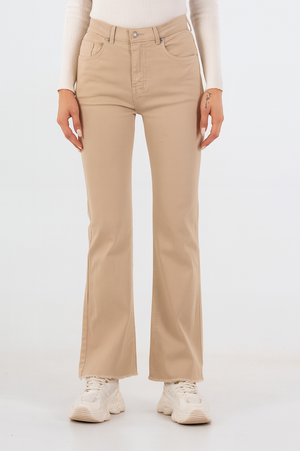 Gabardine Slouchy Trouser – Plain