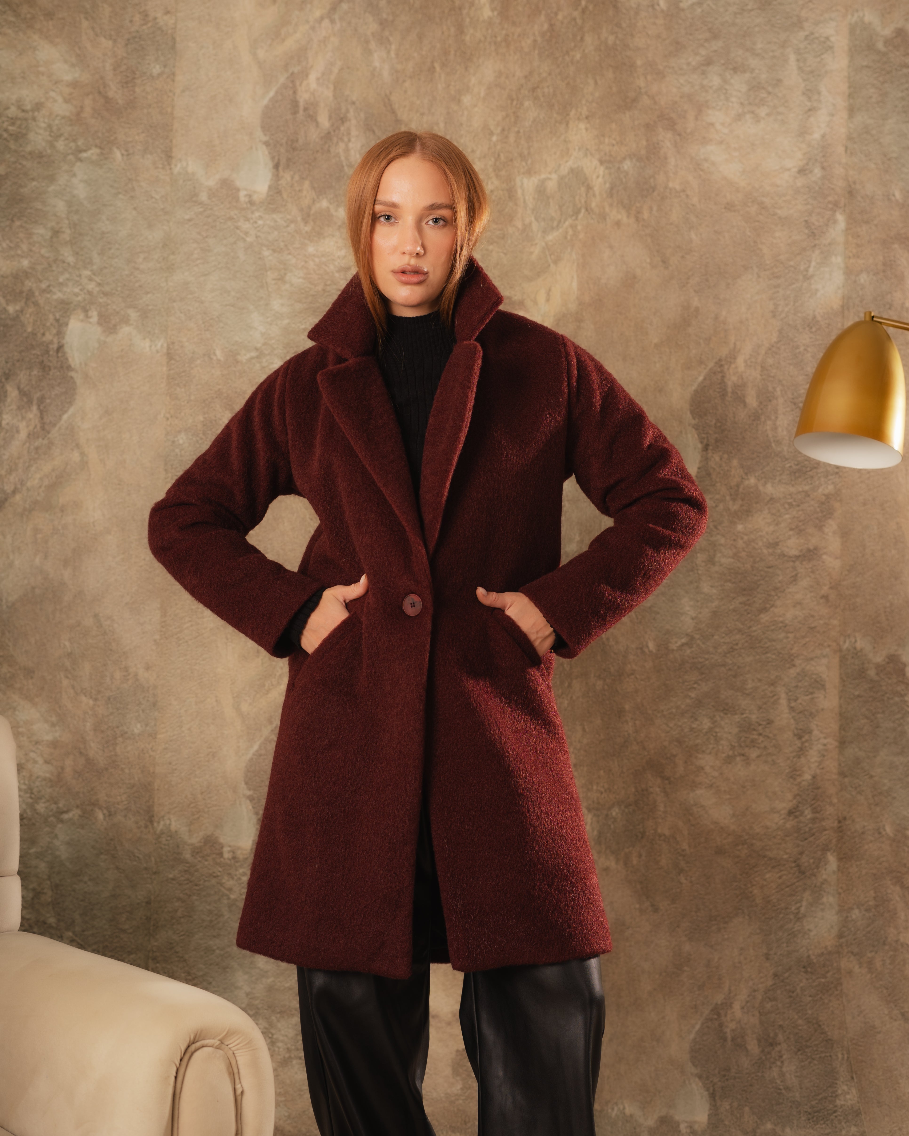 Wool Jacket – Plain (Single Button)