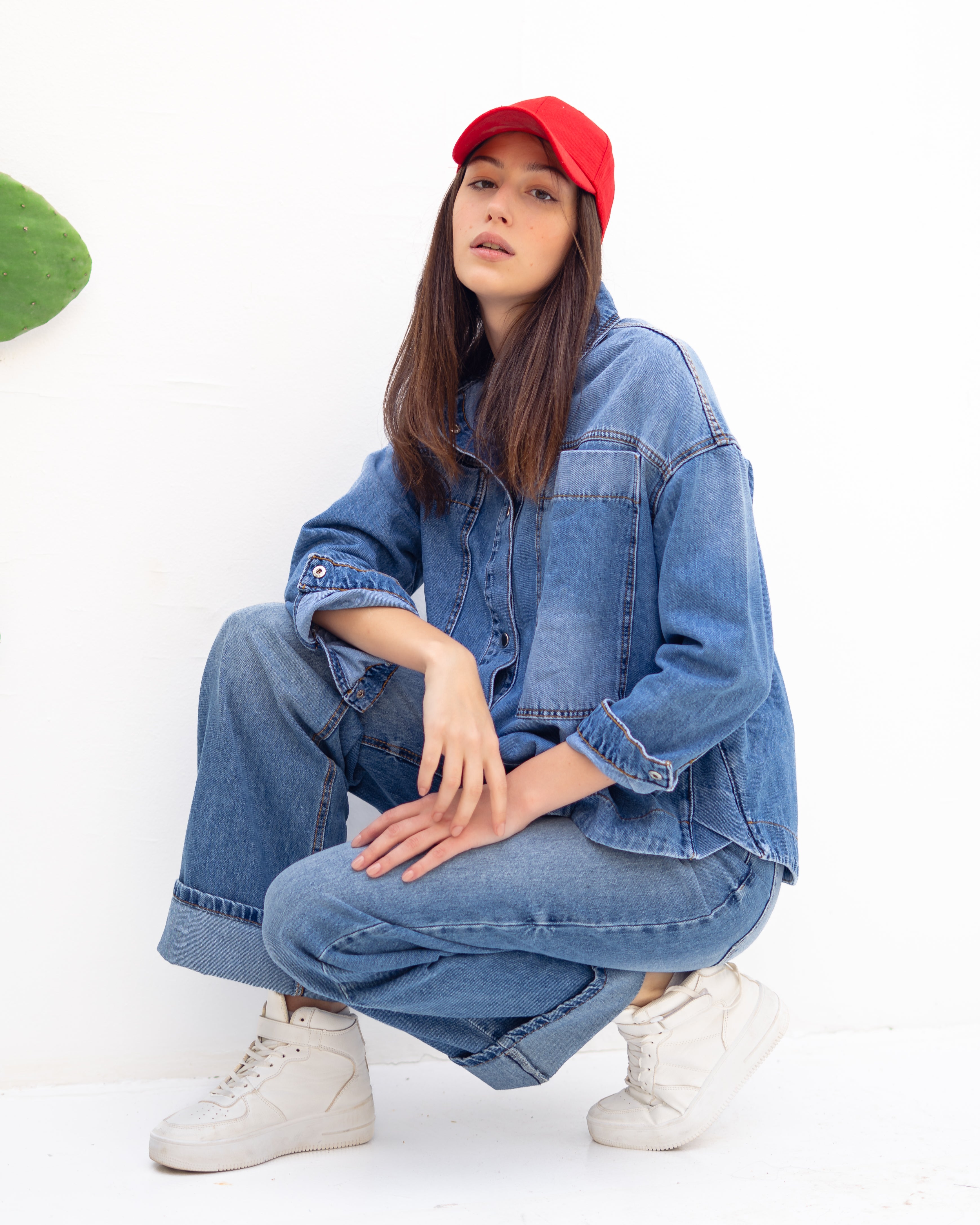 Jacket Jeans - Big Pockets ( Plain )