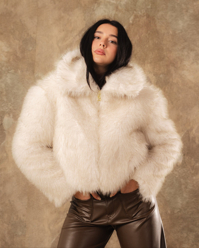 Fur Jacket – Plain (Zipper)