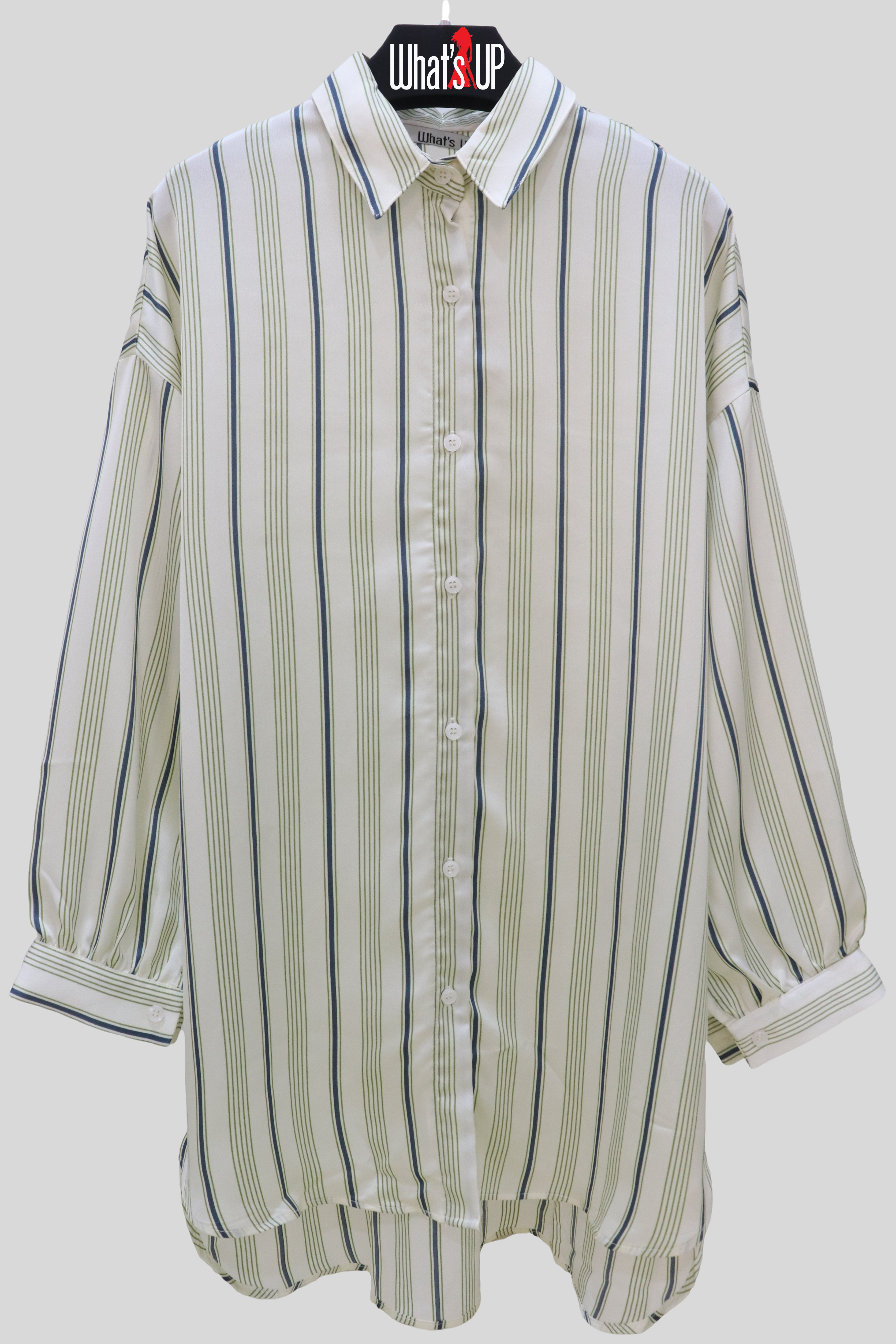 Long Cotton - Shirt ( With Stripes )