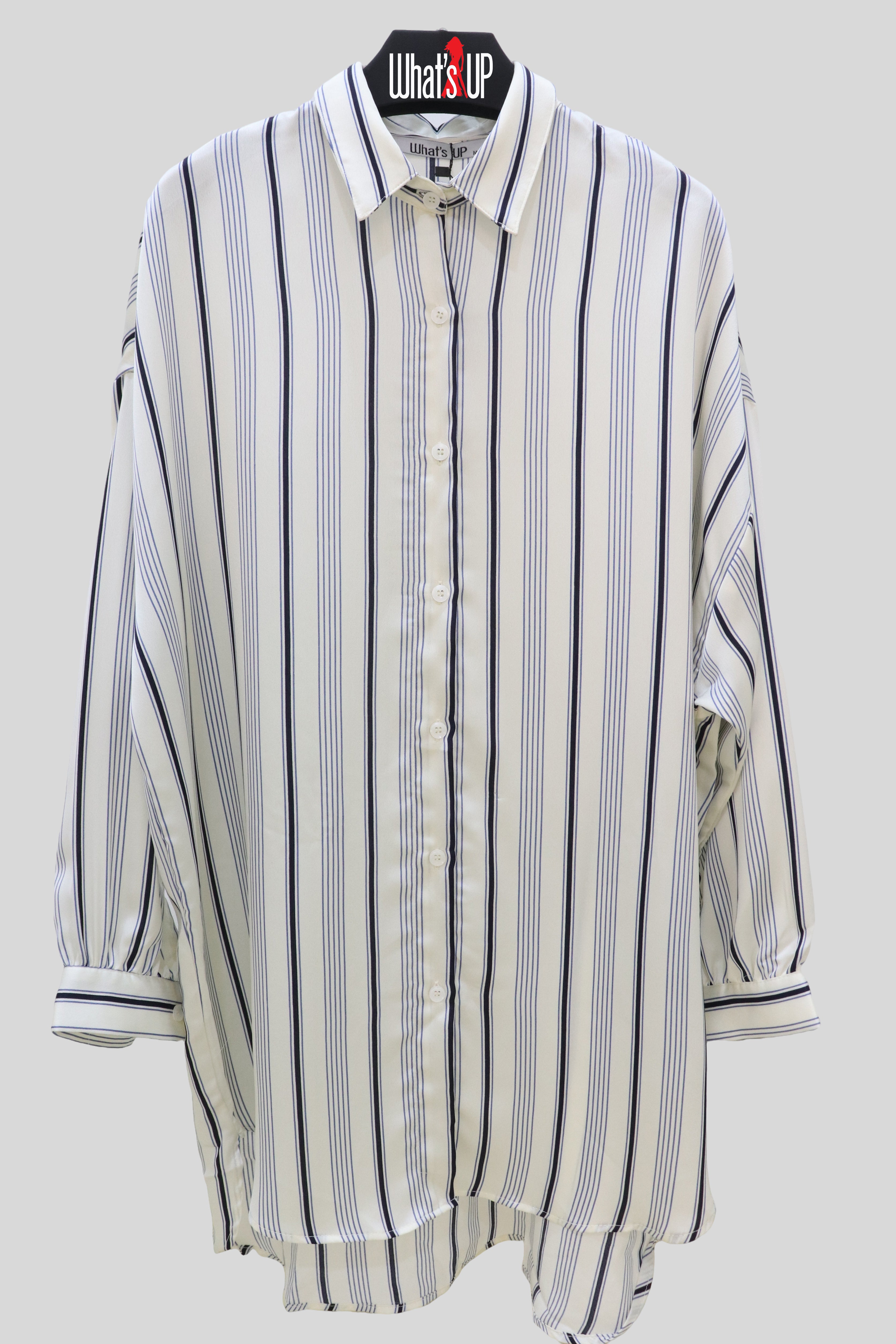 Long Cotton - Shirt ( With Stripes )