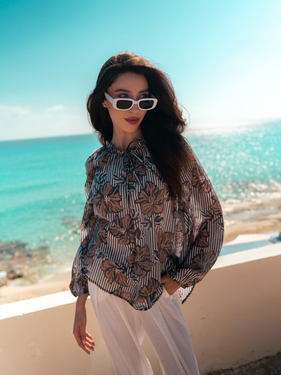 Blouse Floral-patterned