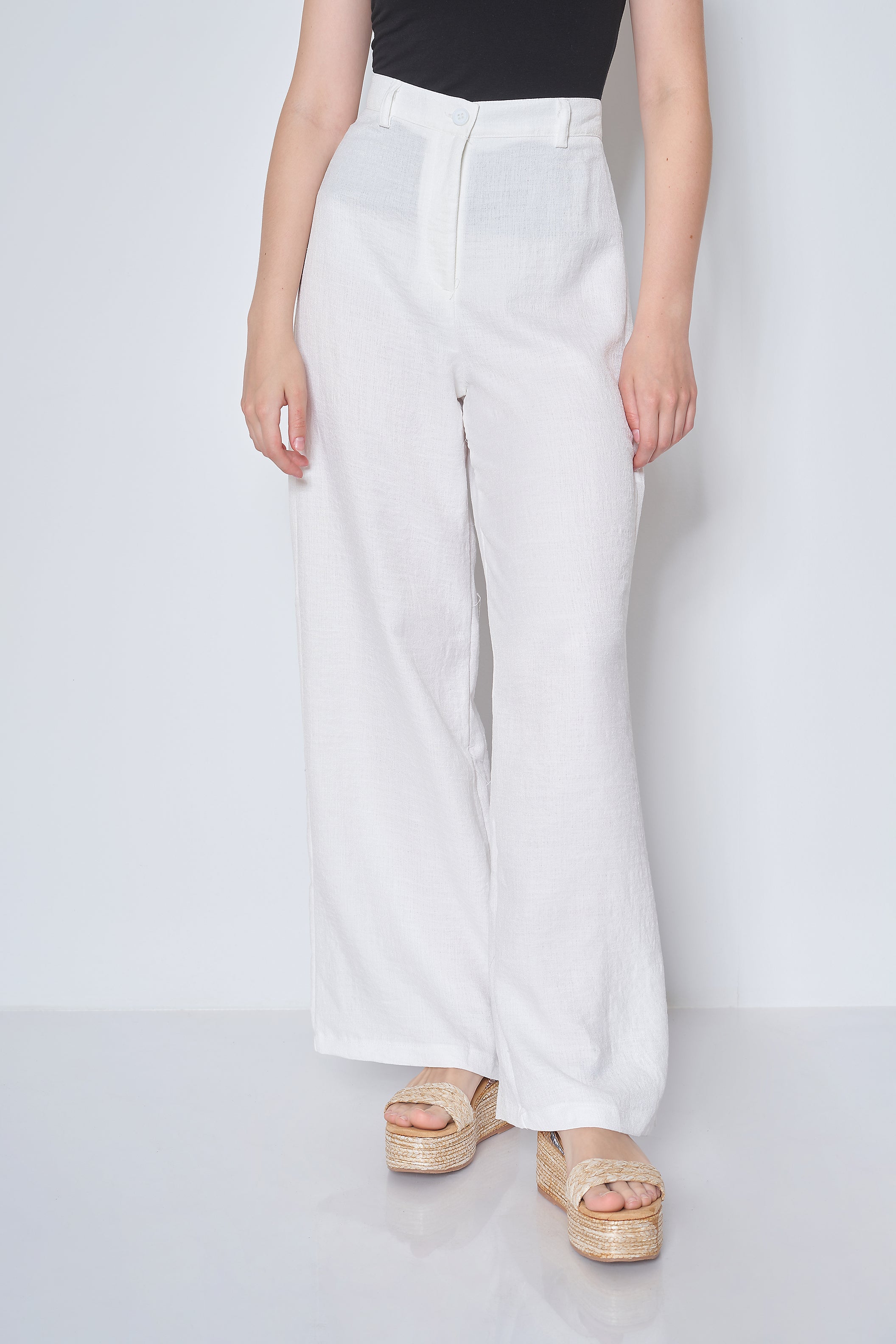 trousers - Plain (wide leg)