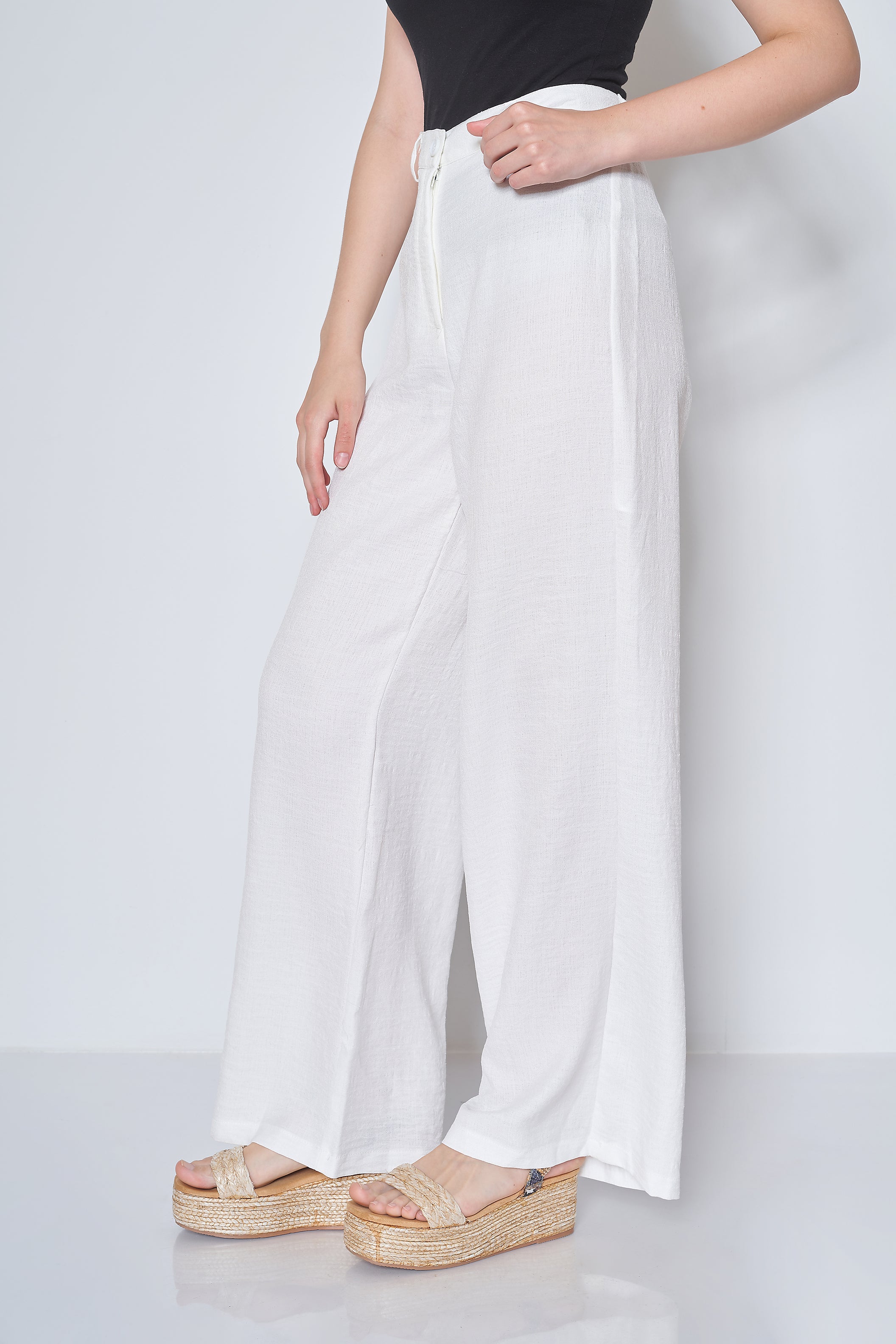 trousers - Plain (wide leg)