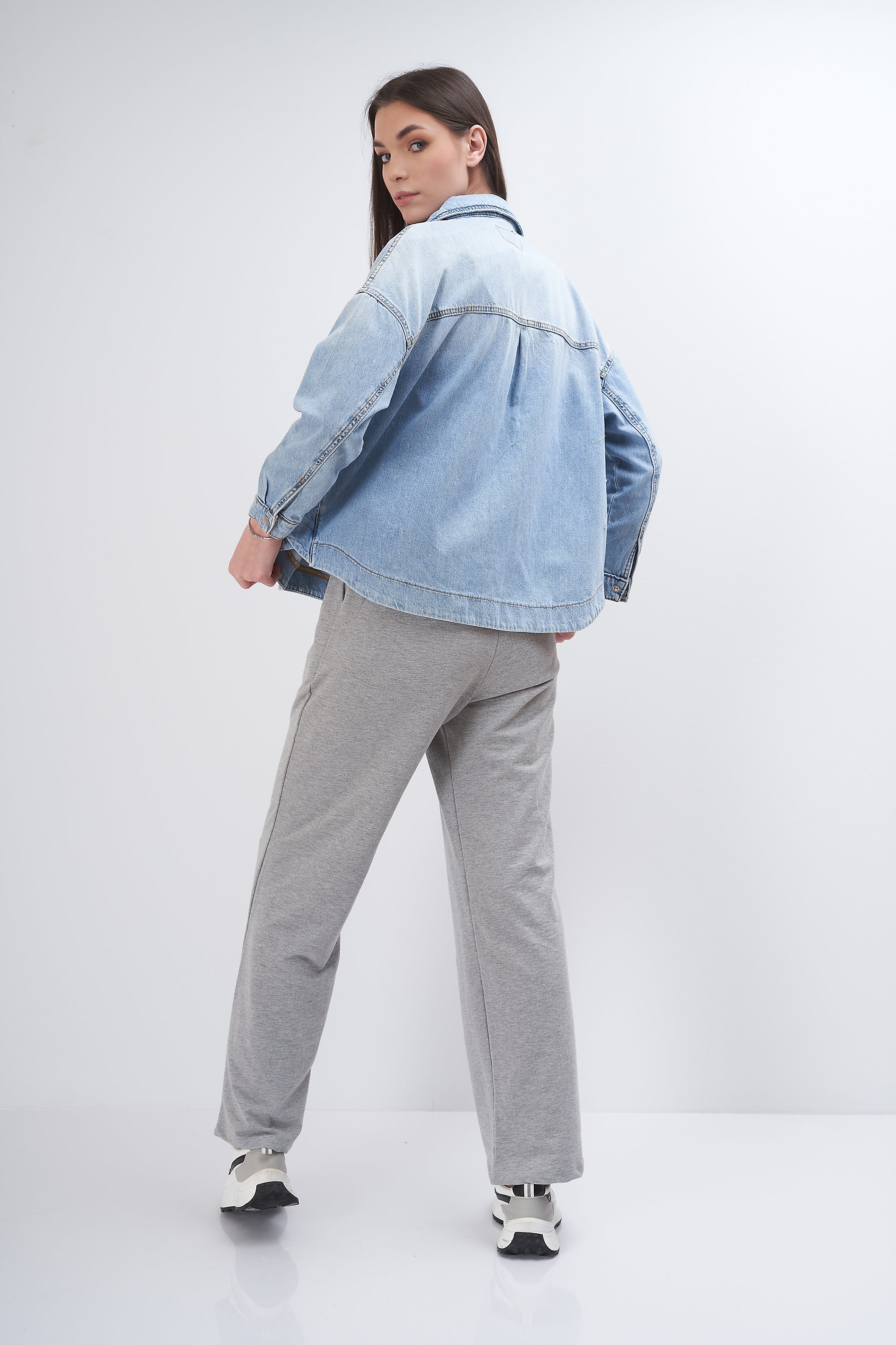 Denim jacket - (with 2-large pockets)