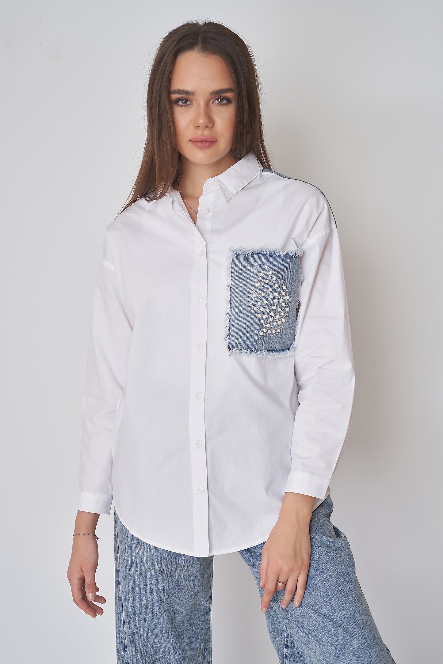 Plain Shirt - Jeans Pocket