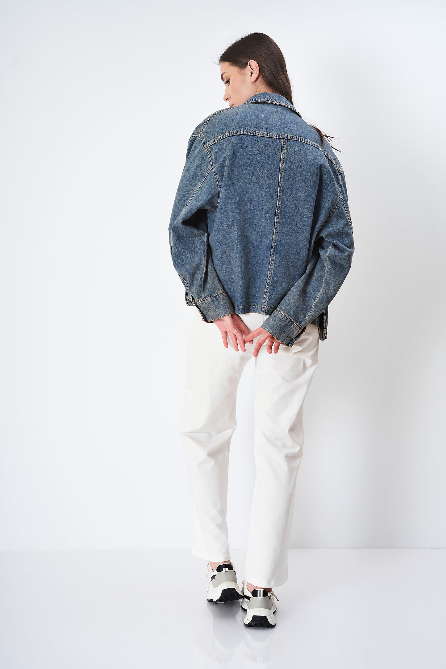 Denim jacket - plain pockets