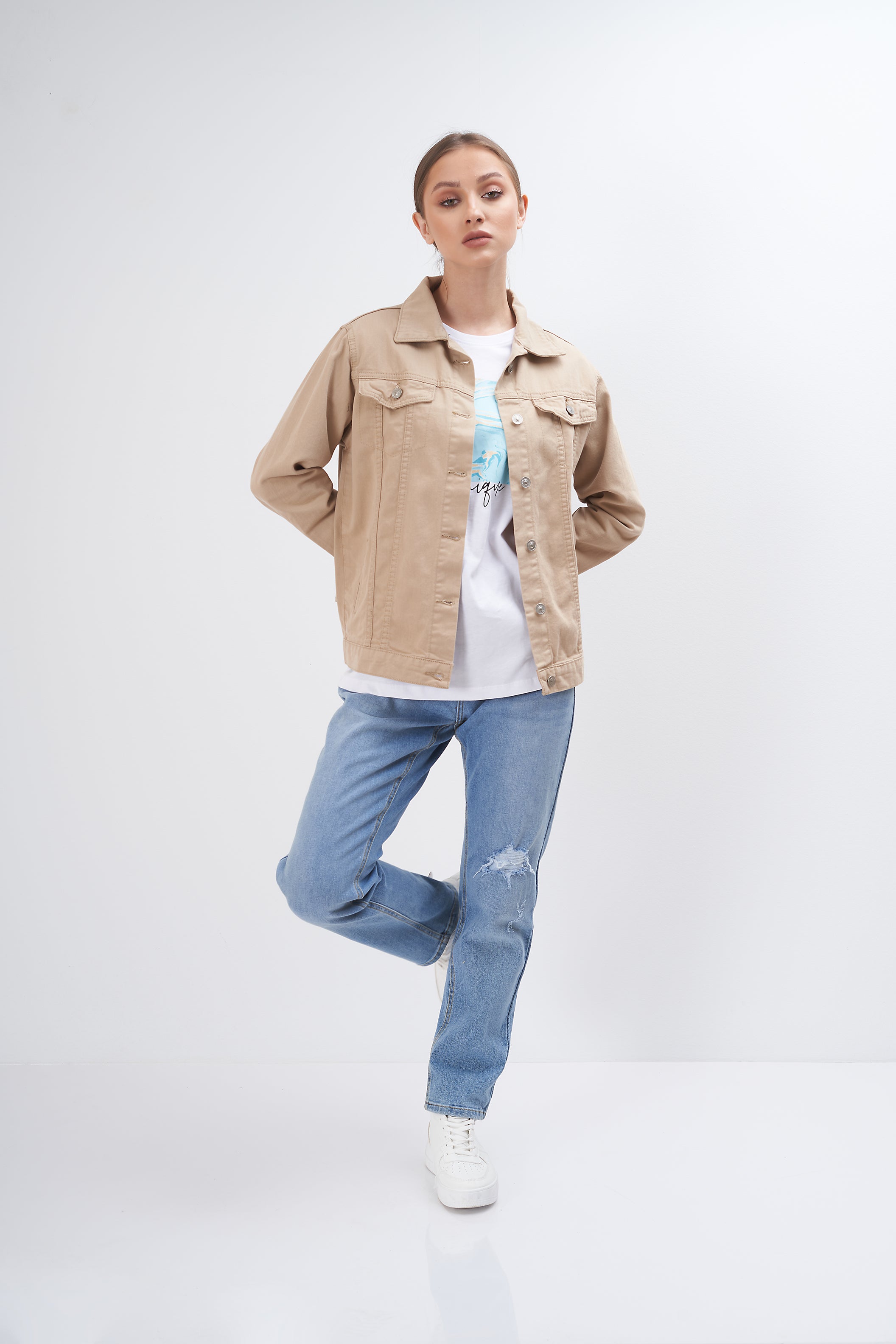 Gabardine jacket - (with 2-pockets)