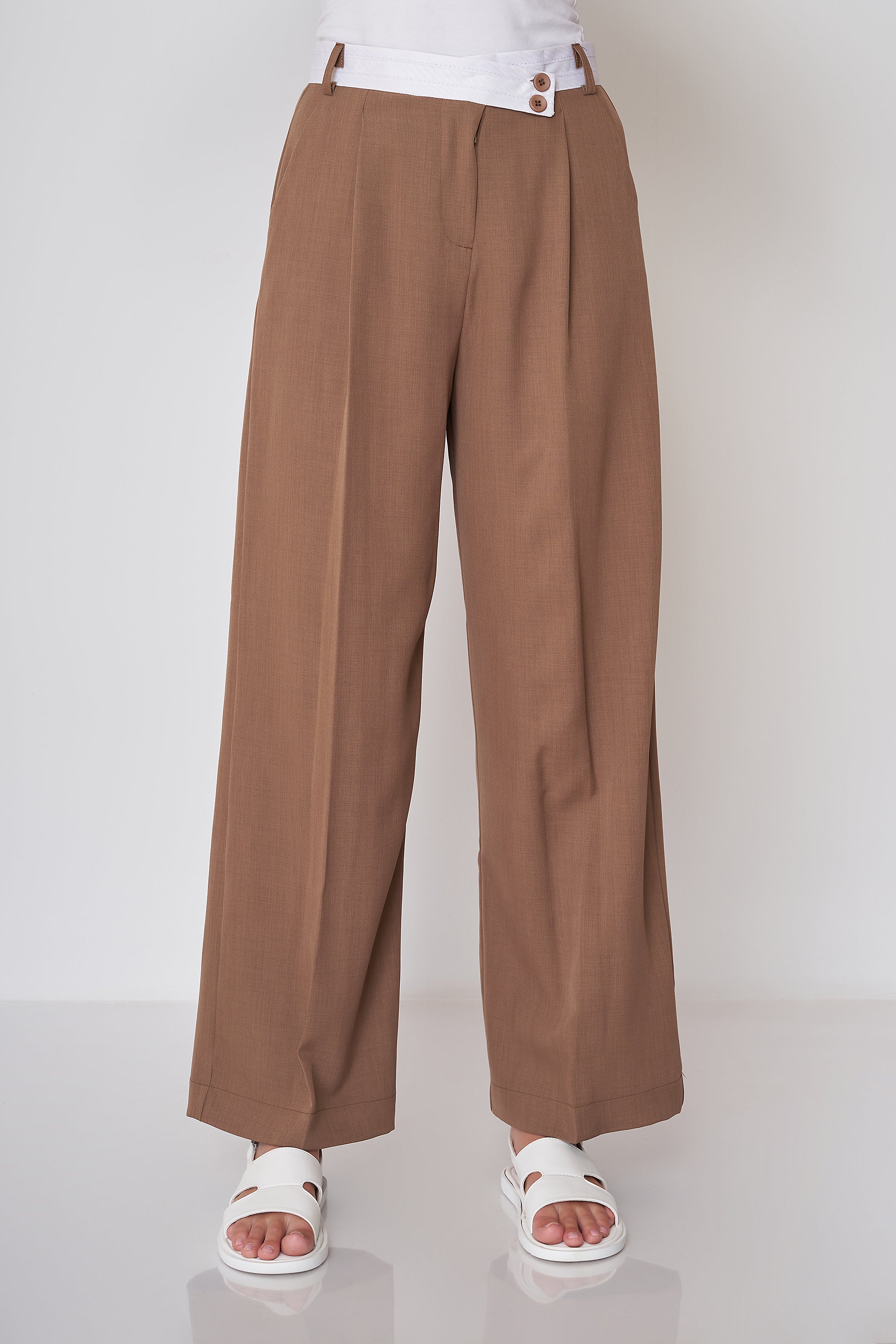 Trousers - Plain ( With-Belt )