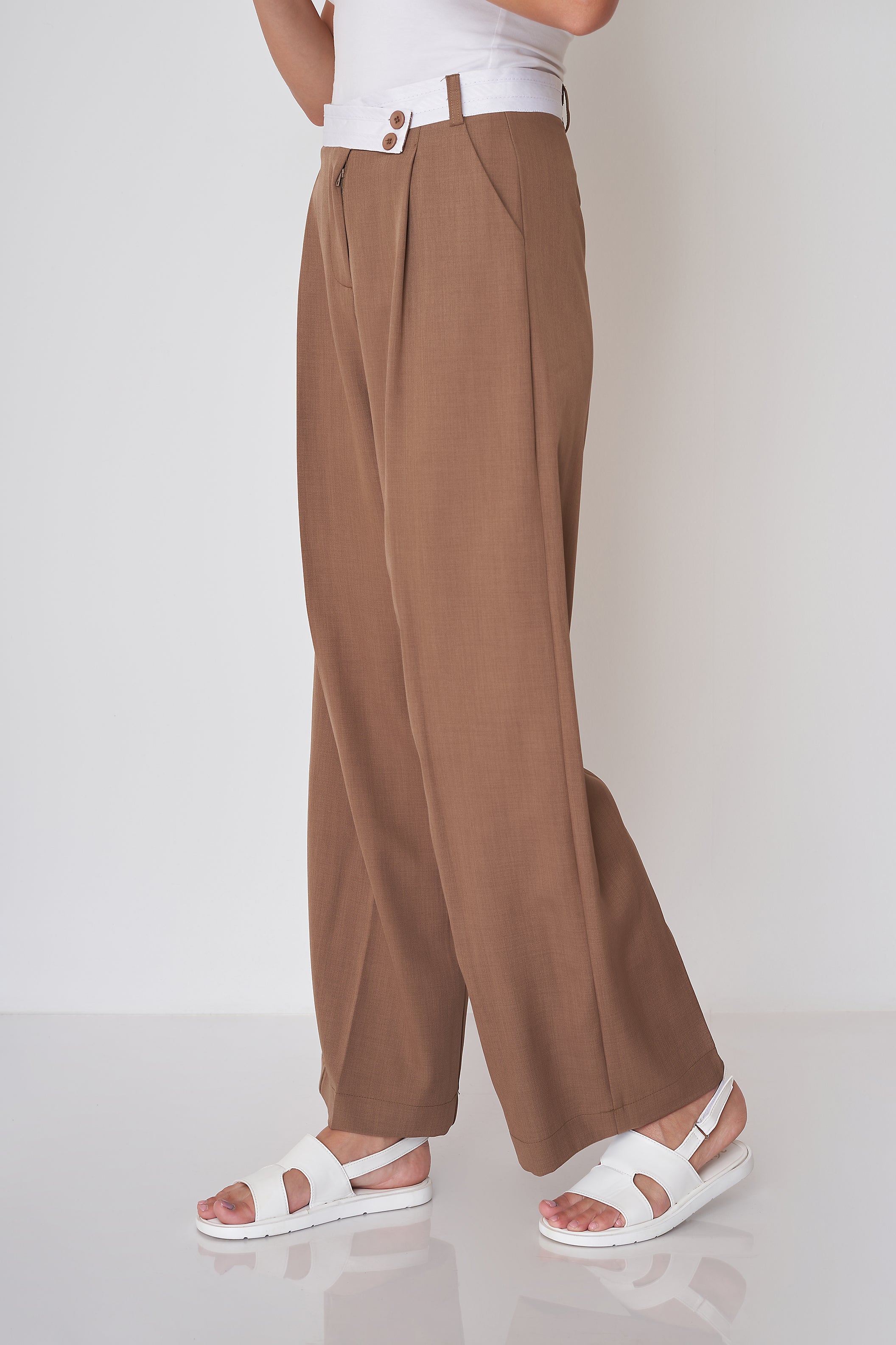 Trousers - Plain ( With-Belt )